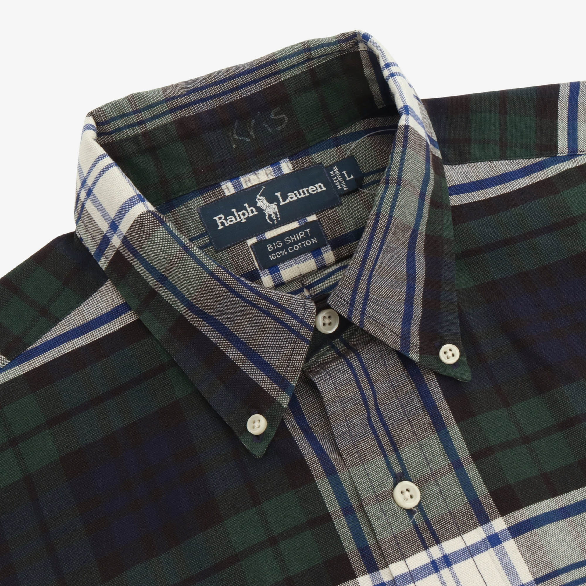 Plaid Oxford Big Shirt