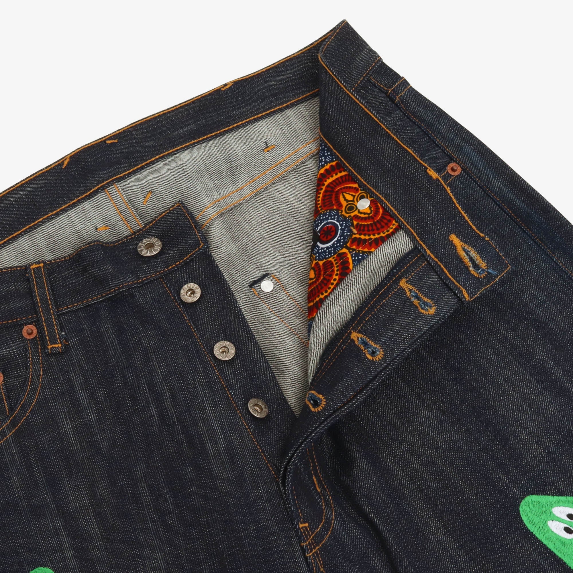 XX Avocado Embroidered Jeans (34W X 32.5L)