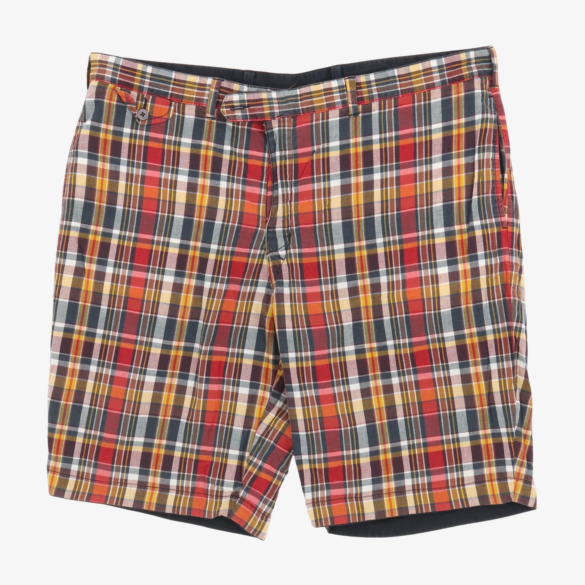 Reversible Plaid Shorts