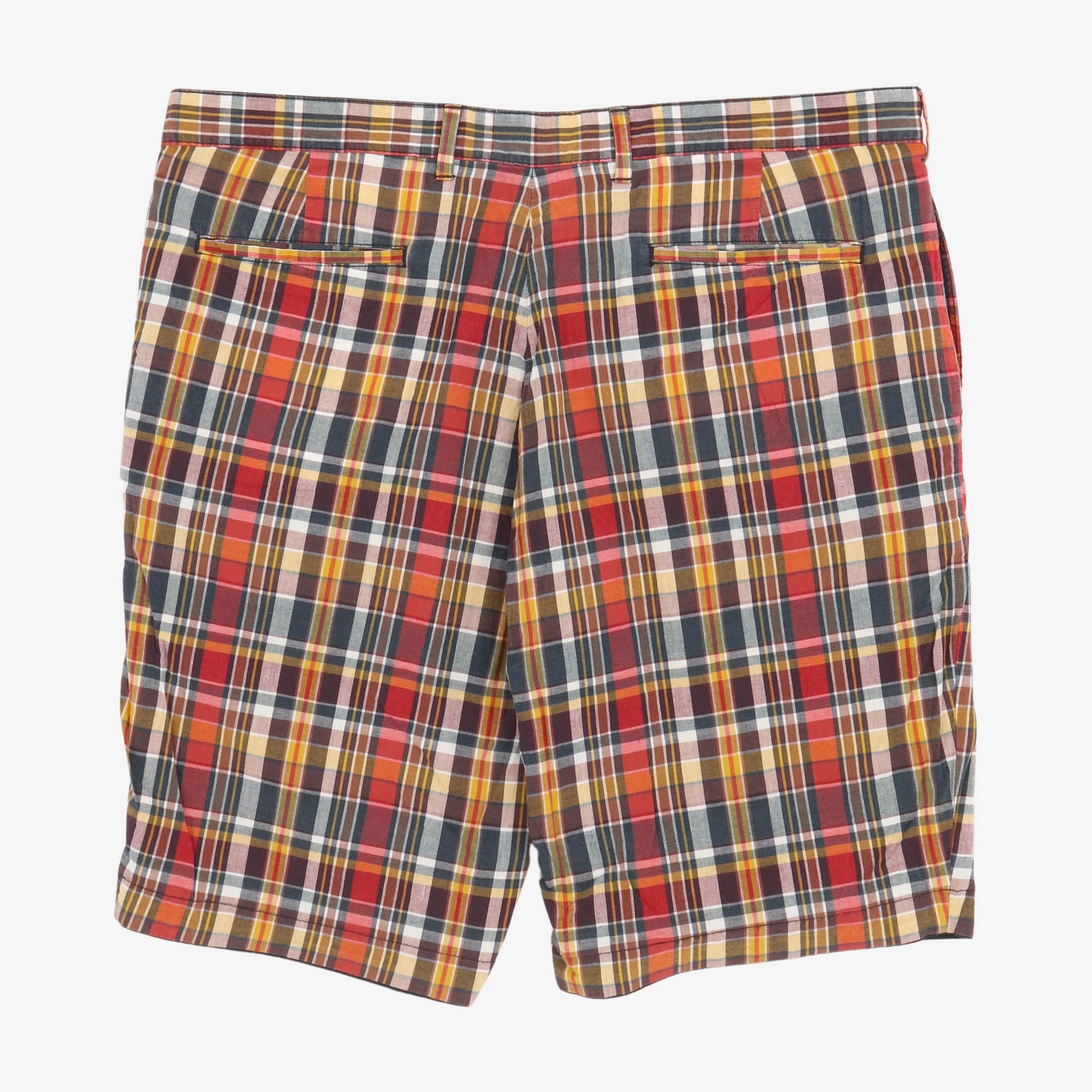 Reversible Plaid Shorts