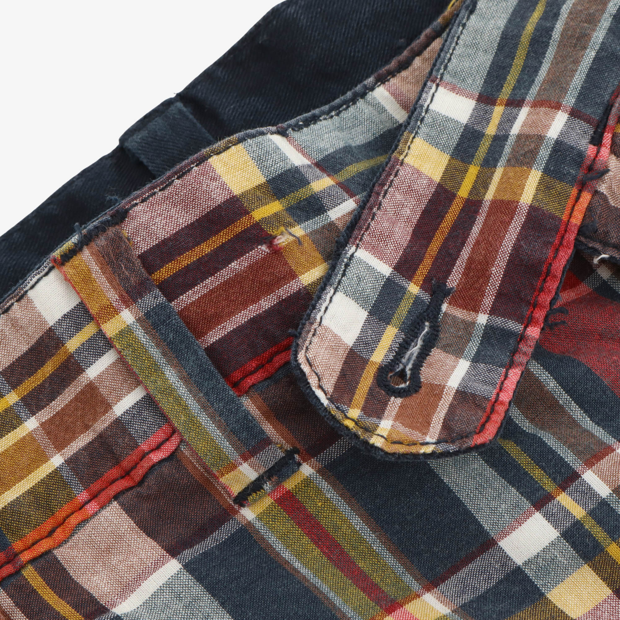 Reversible Plaid Shorts