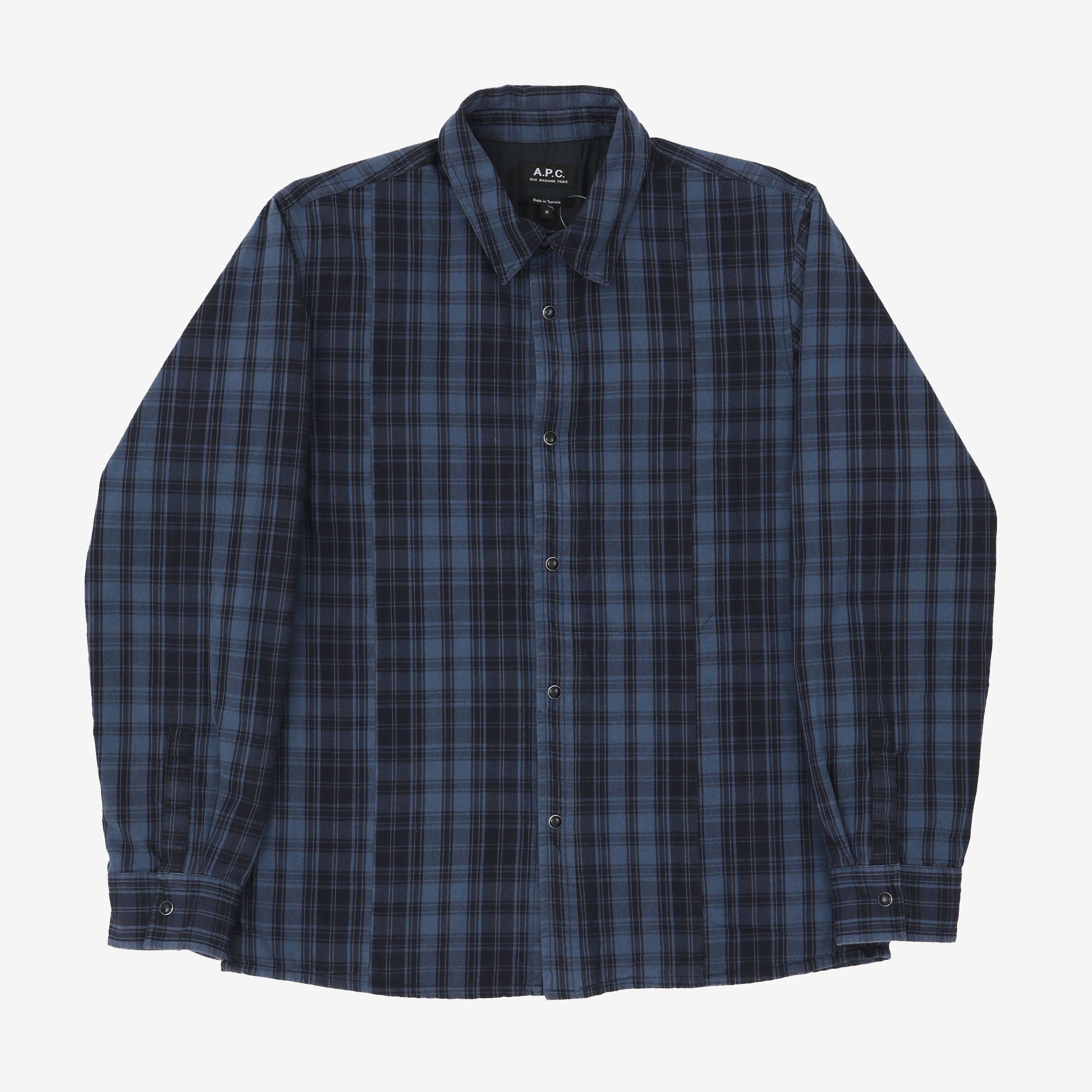 Plaid Quilted Overshirt
