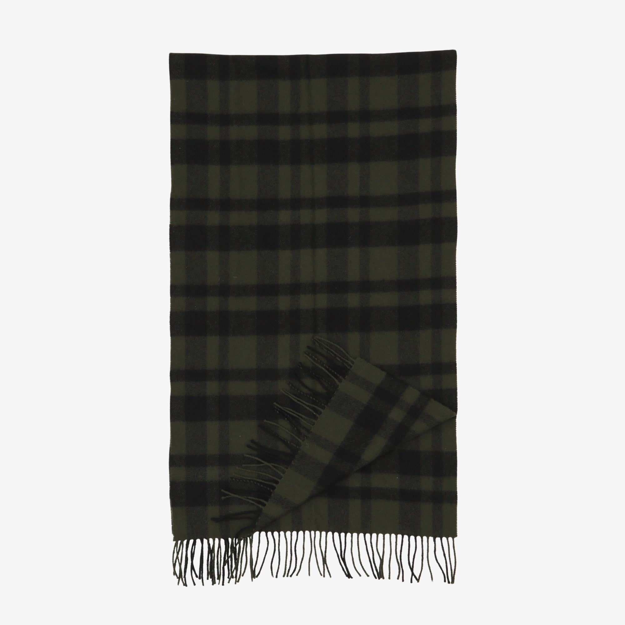 Plaid Wool Scarf