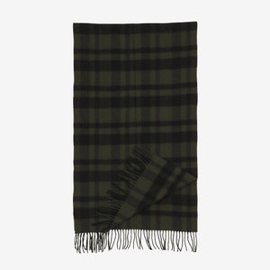 Plaid Wool Scarf