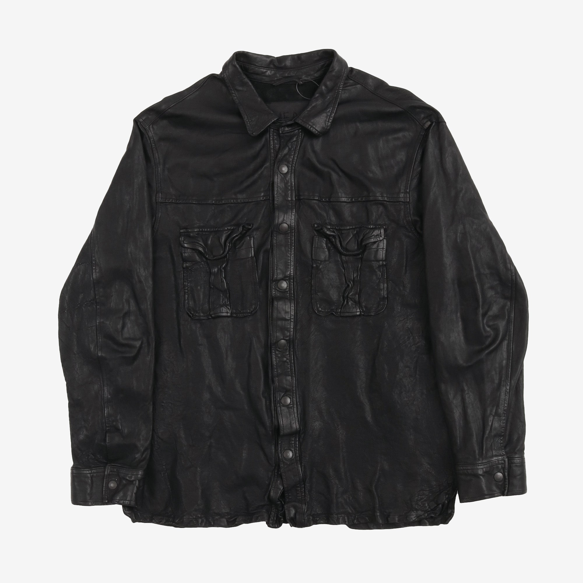 Leather Western Shirt