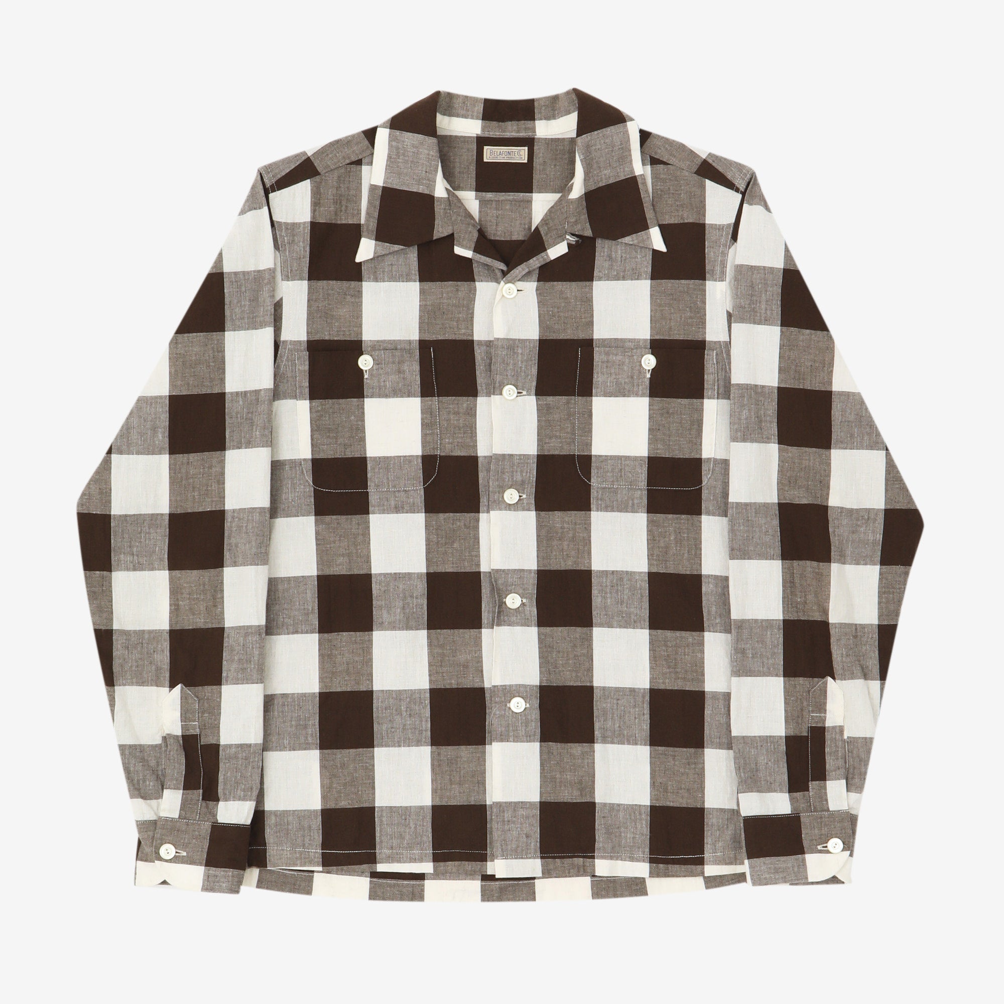 Camp Collar Check Shirt