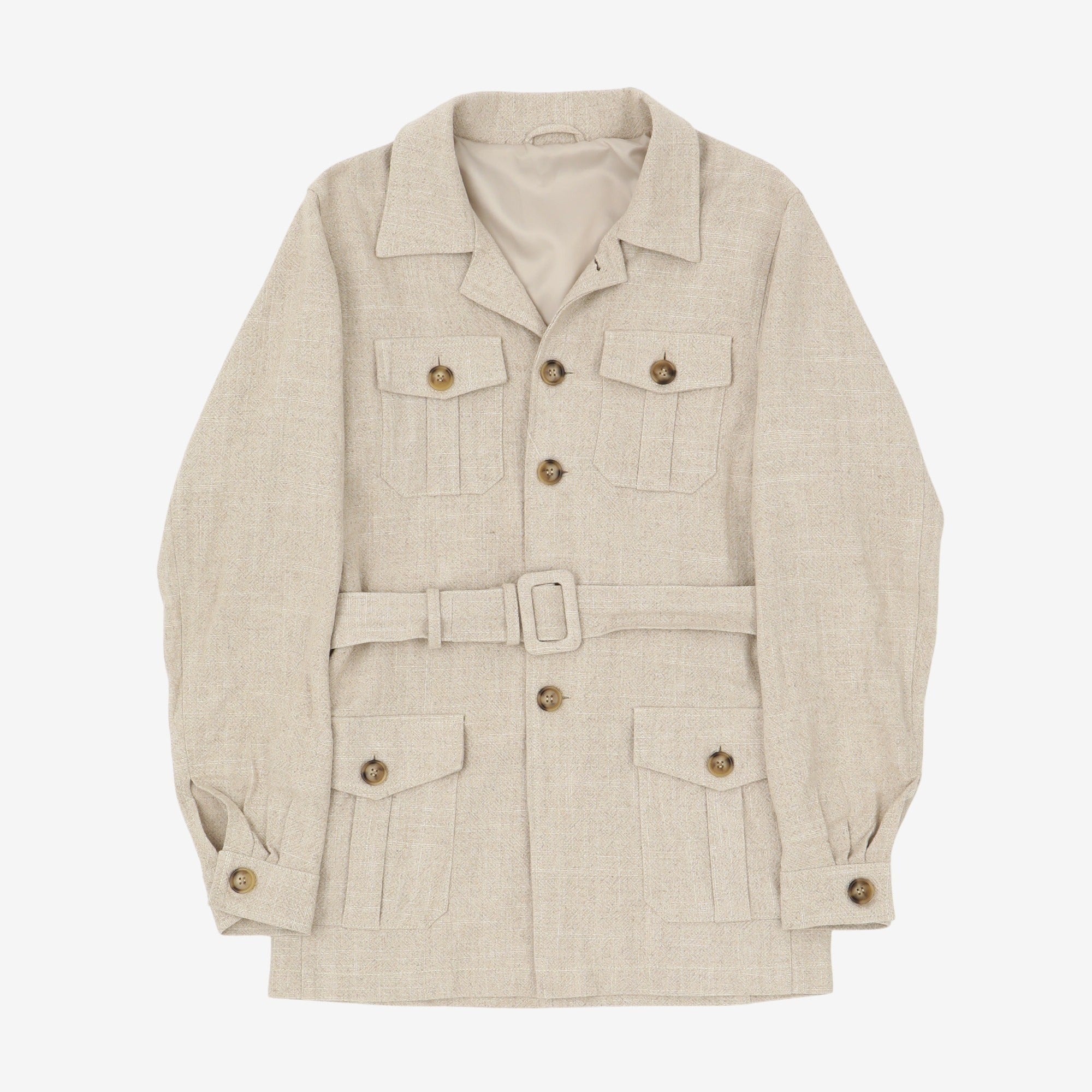Linen Safari Jacket