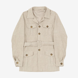 Linen Safari Jacket