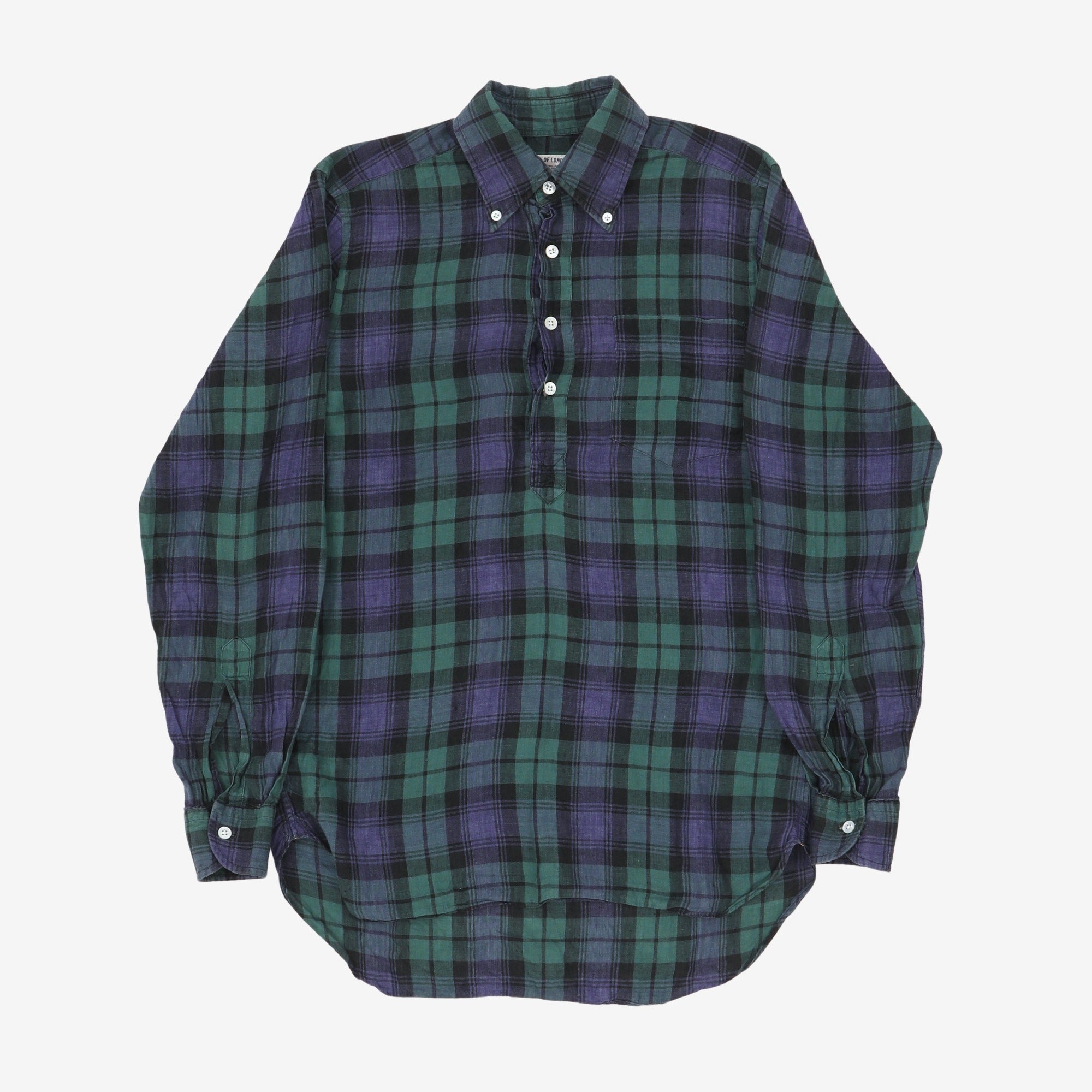 Pullover Check Shirt