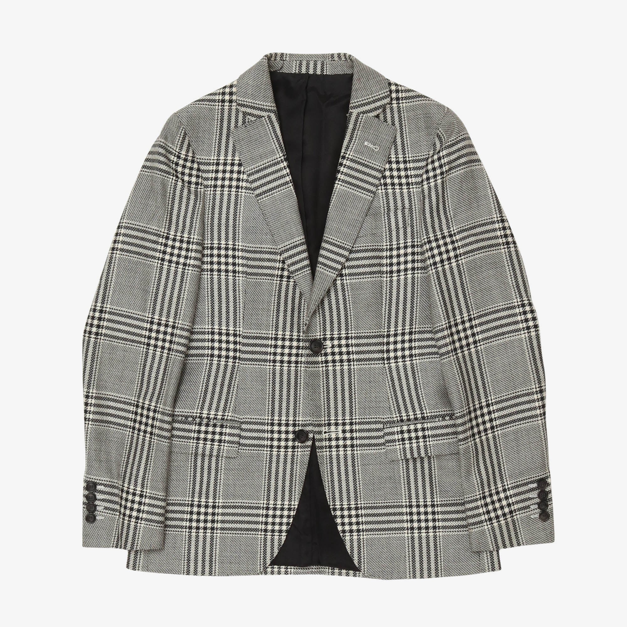Wool Check Blazer