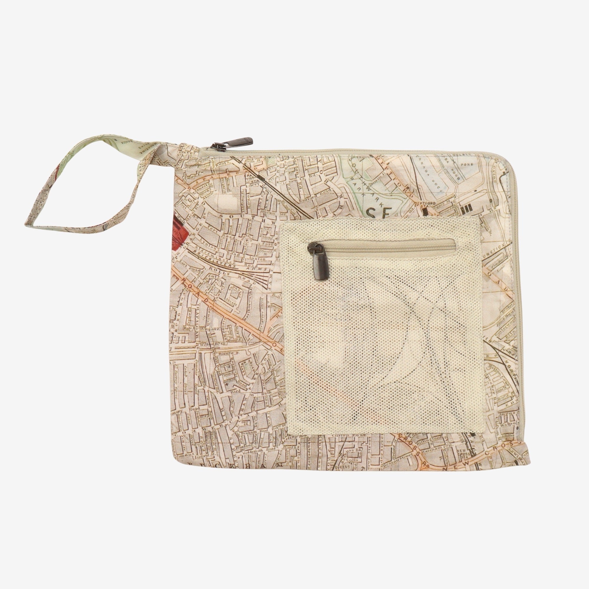 Map Zip Bag