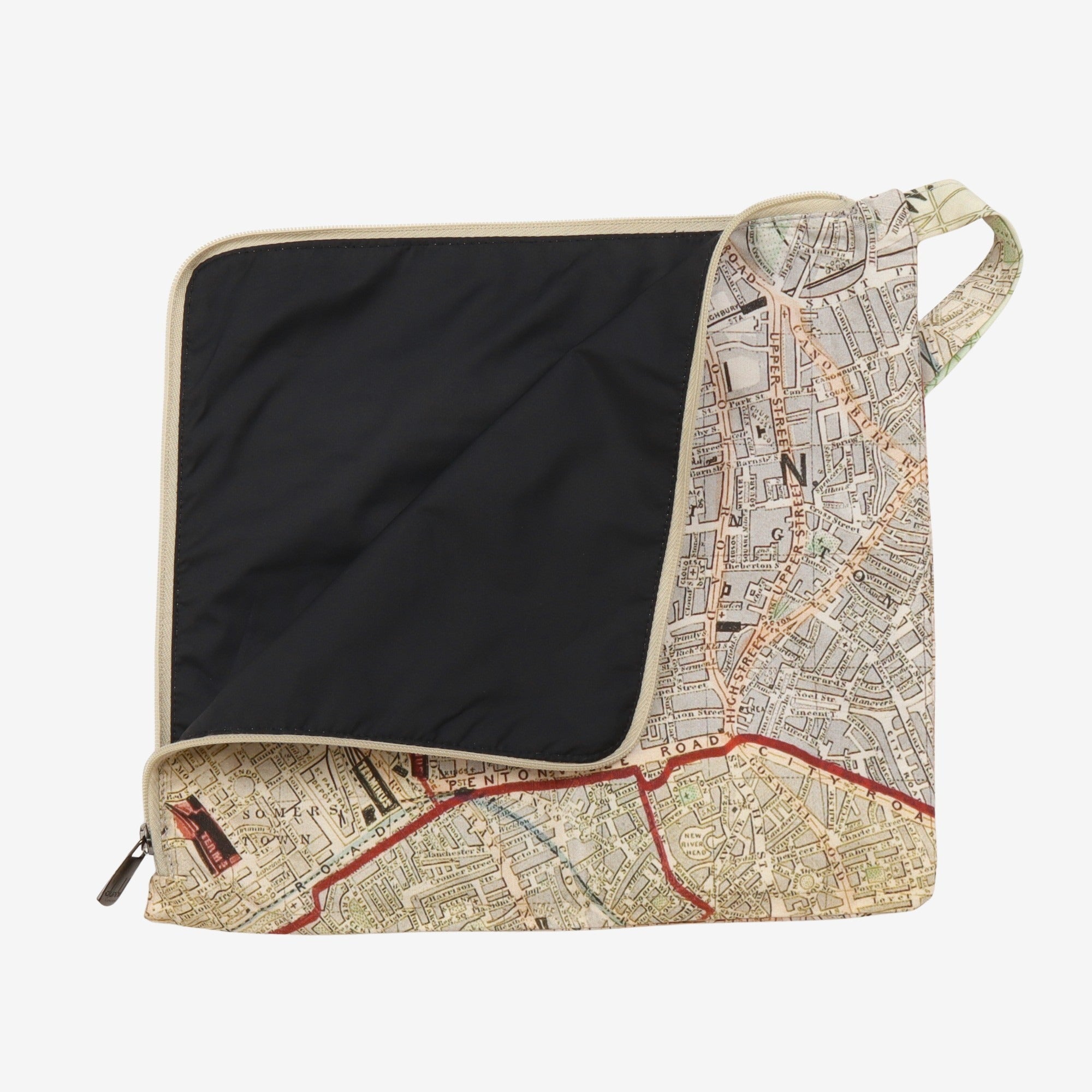 Map Zip Bag