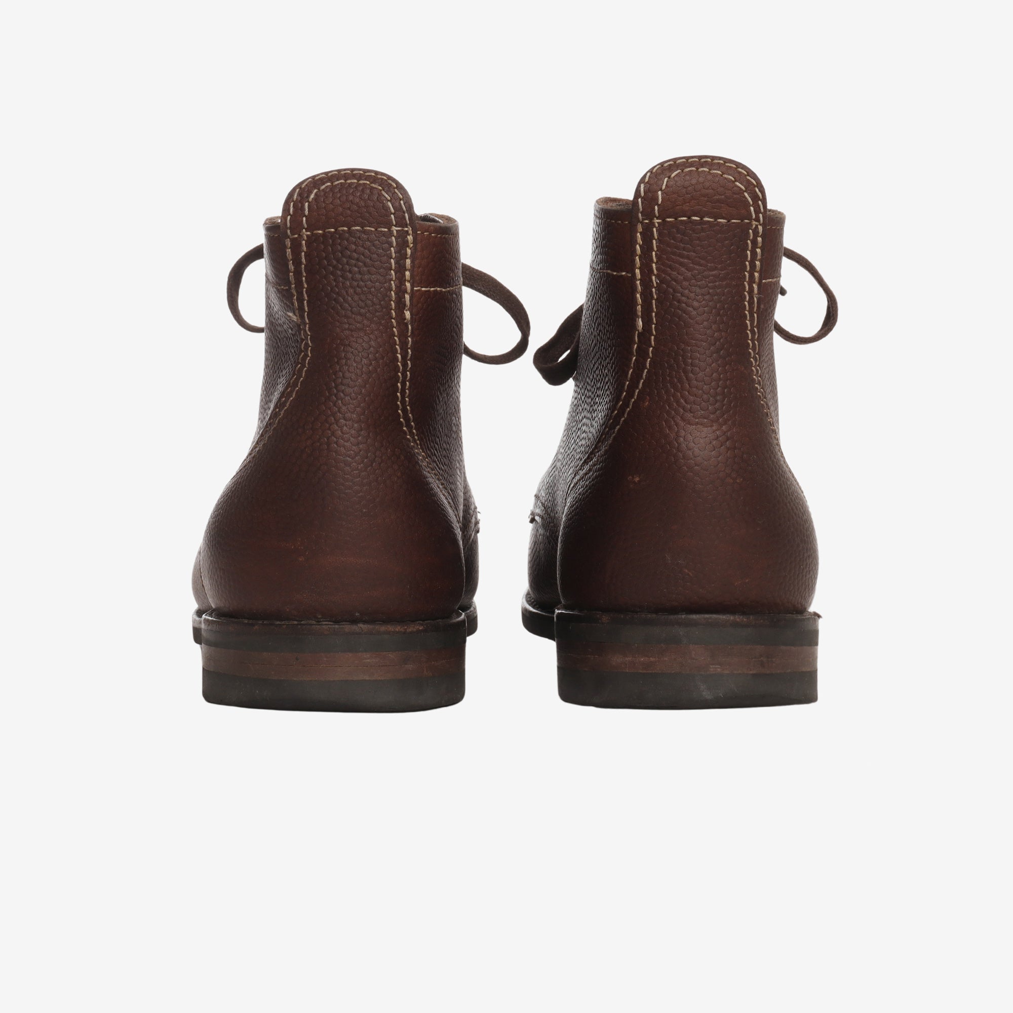 Grained Service Boots