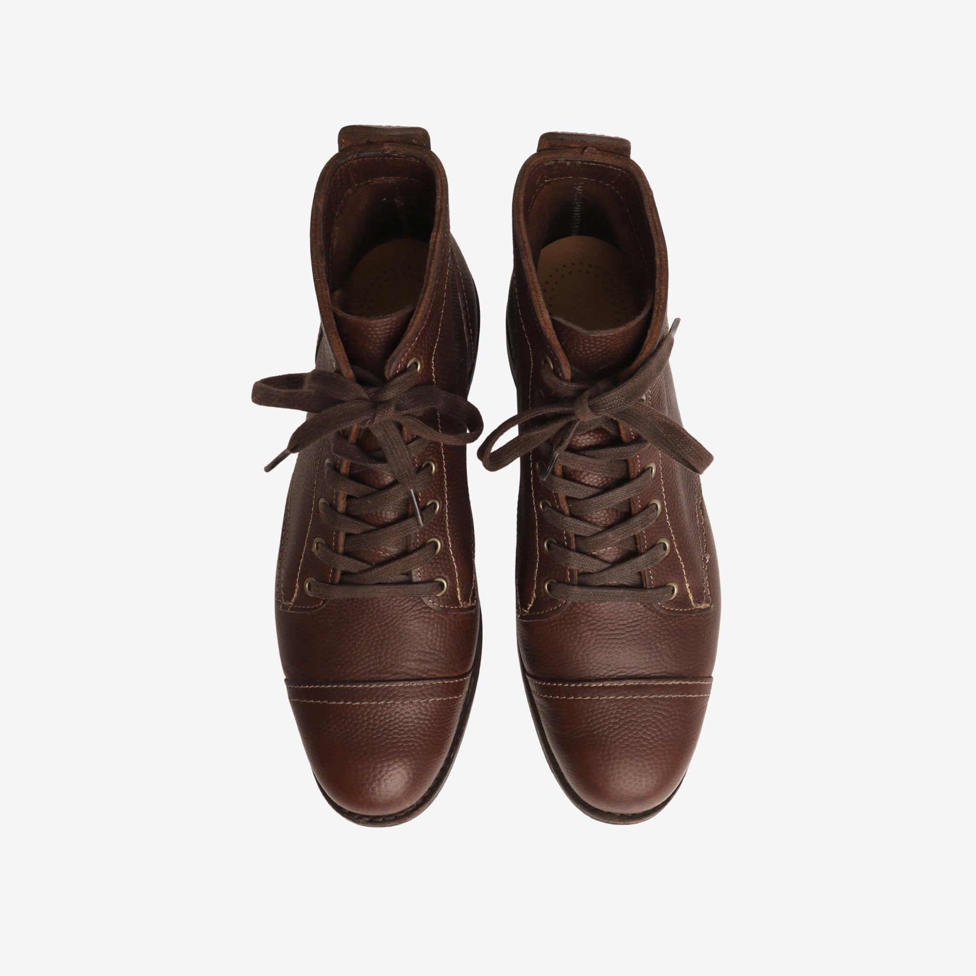 Grained Service Boots
