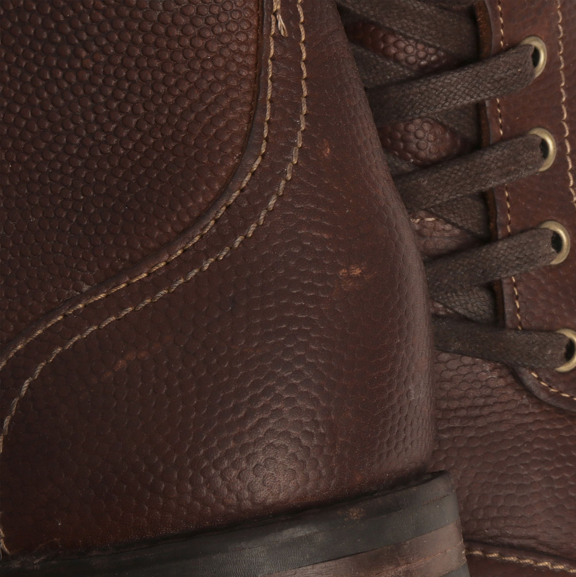 Grained Service Boots