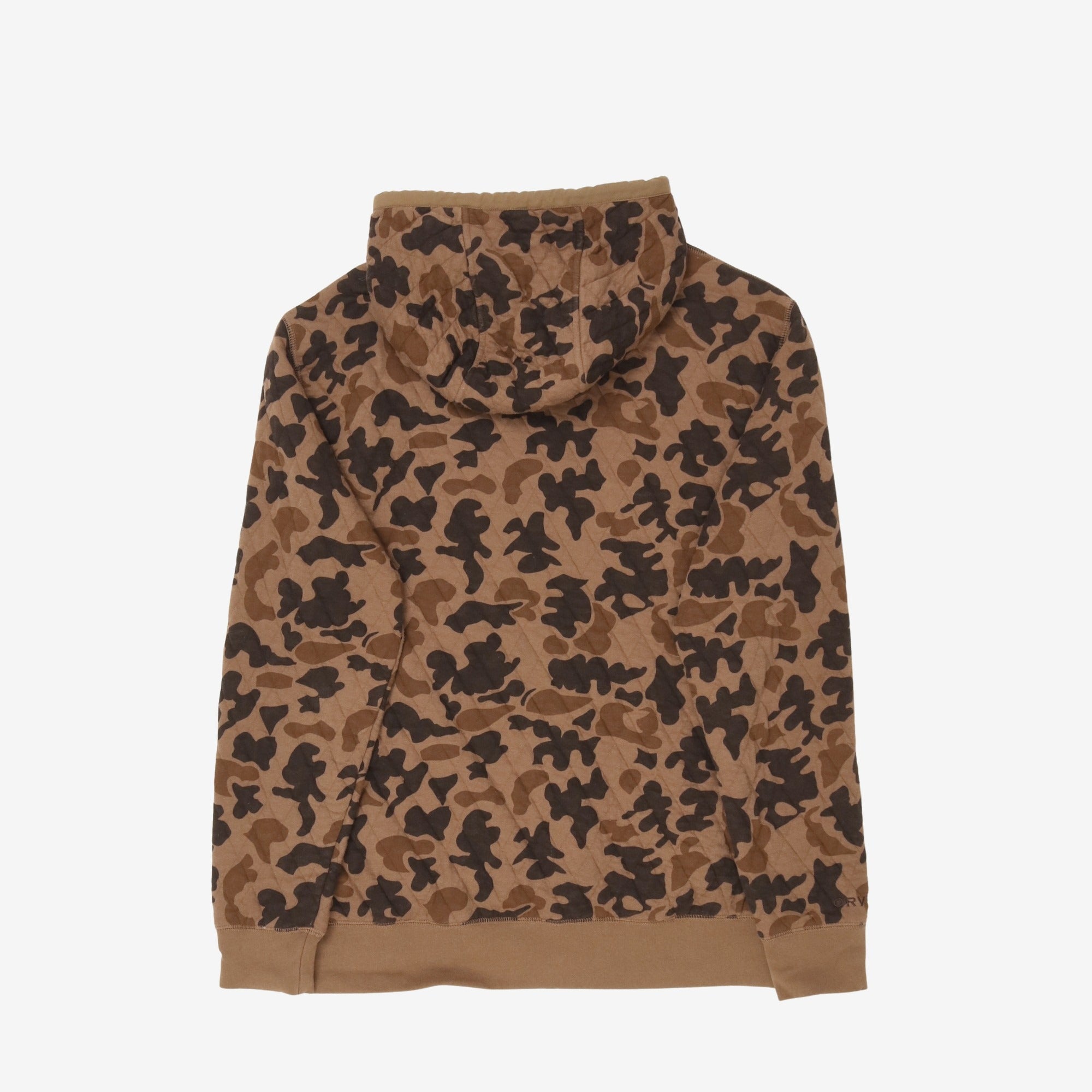 Quilted Hooded Sweatshirt