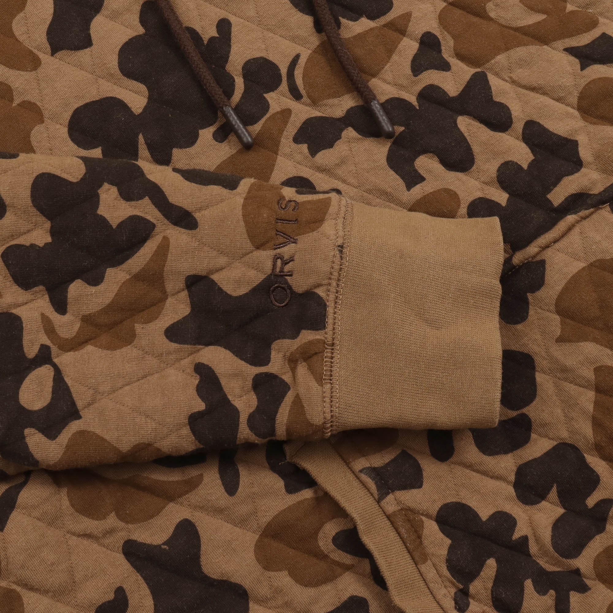 Quilted Hooded Sweatshirt
