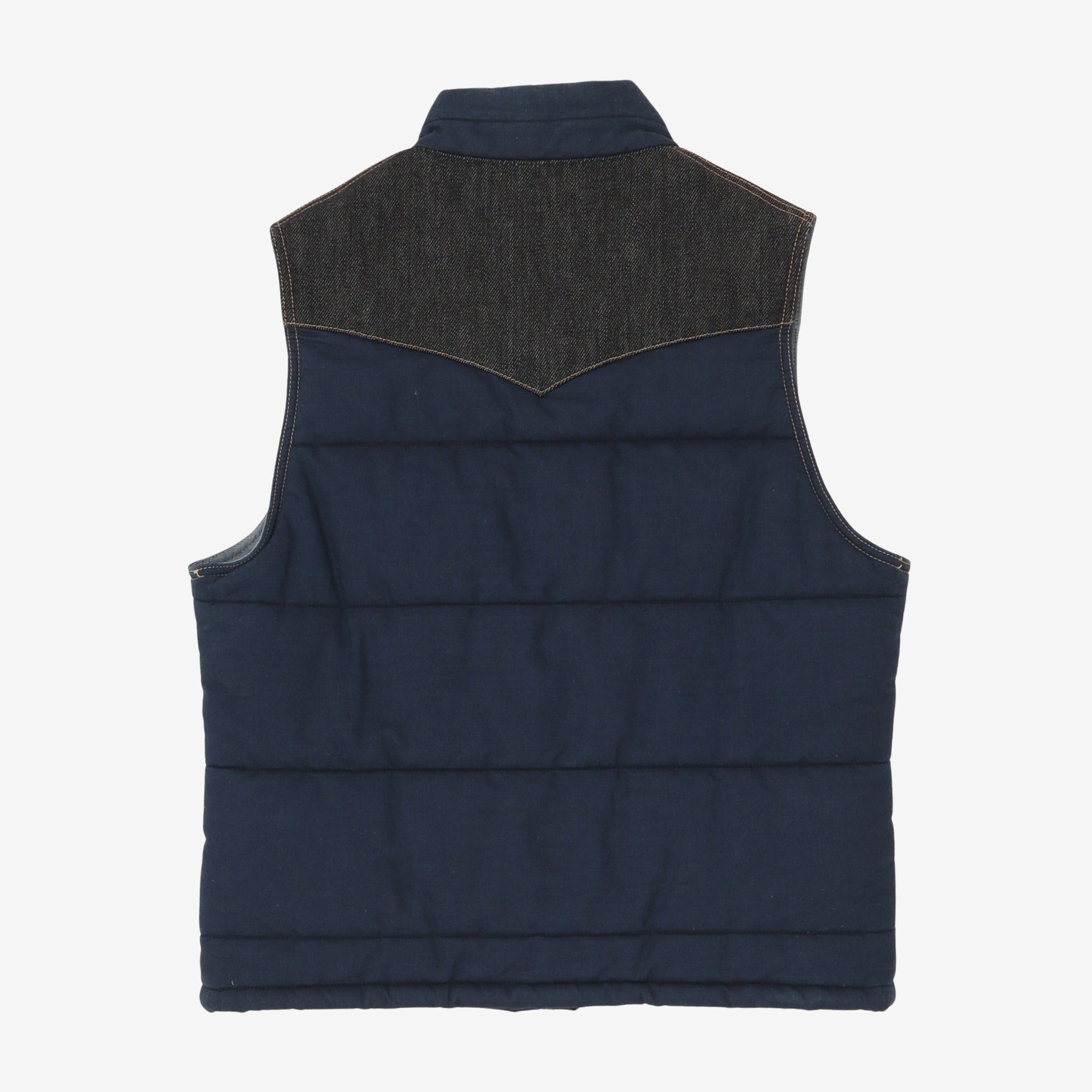 Chambray Padded Vest
