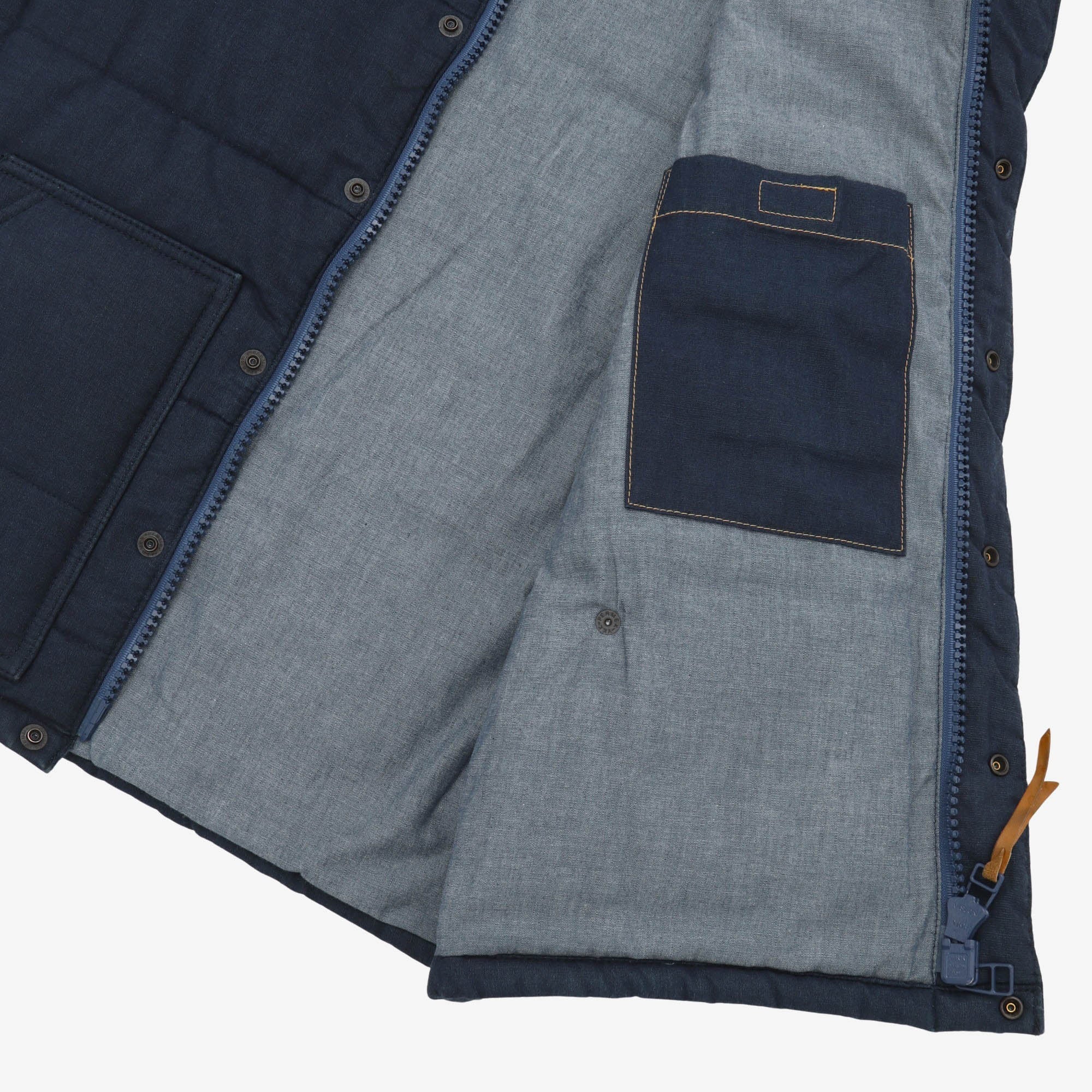 Chambray Padded Vest