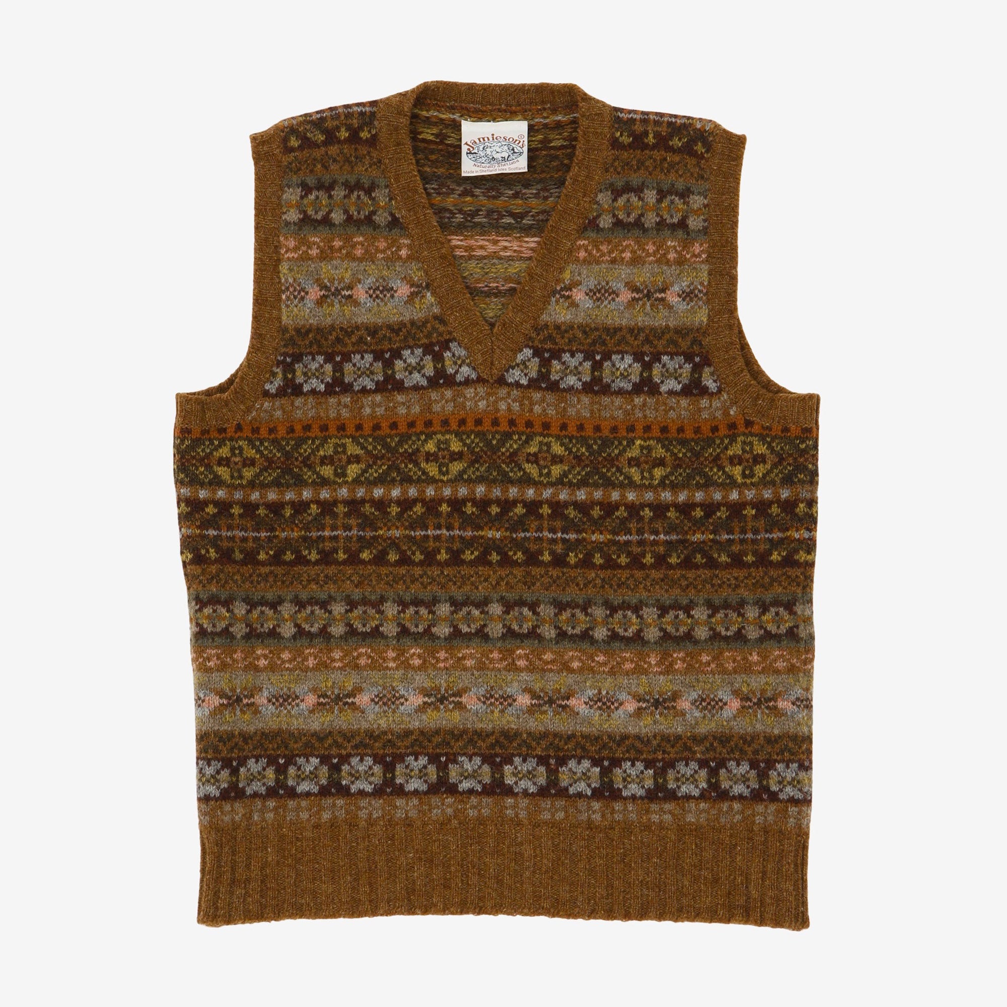 Fair Isle V-Neck Vest