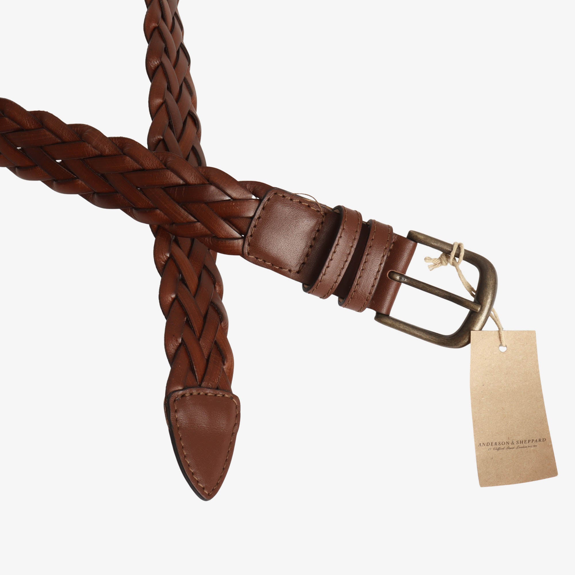 Woven Leather Belt