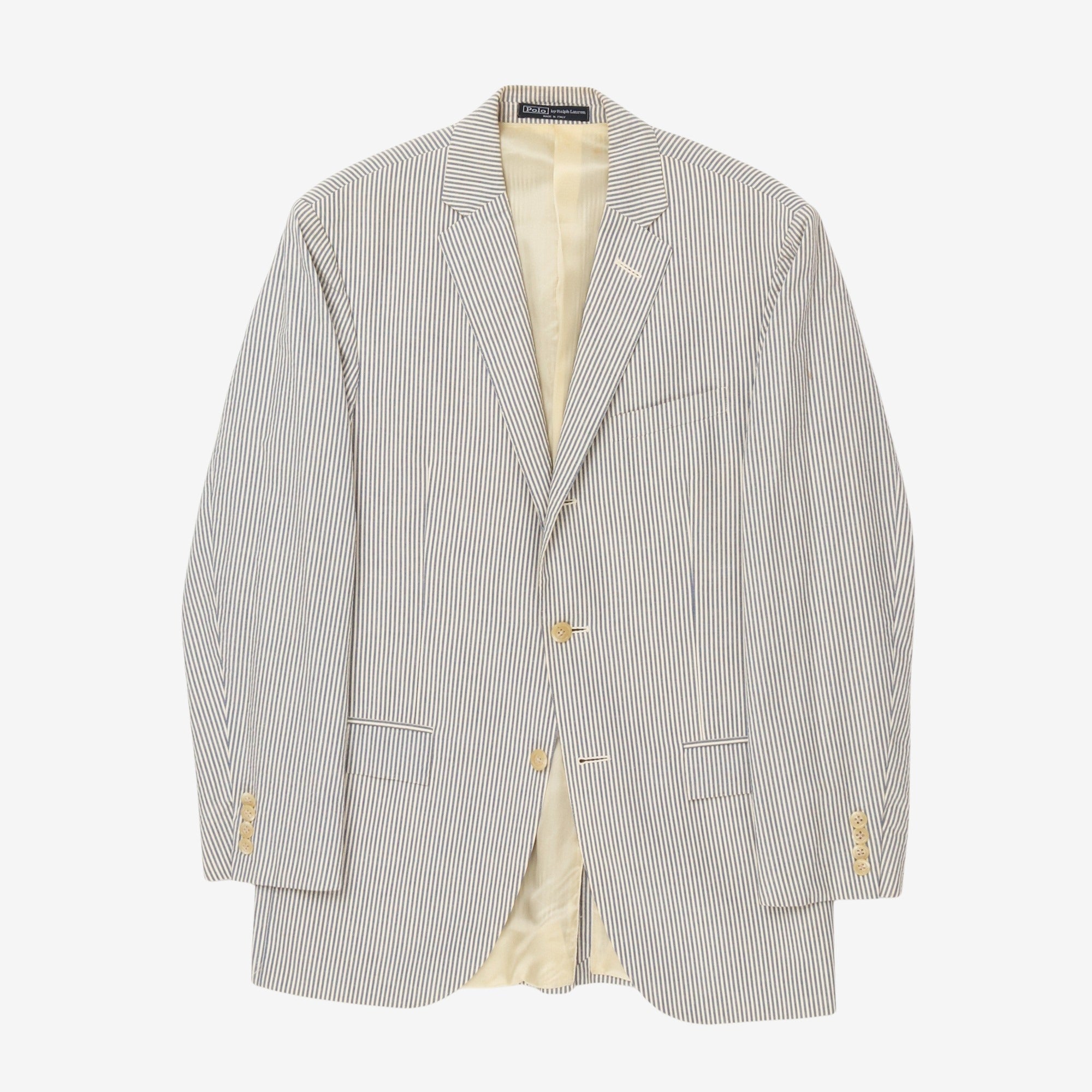 Bengal Stripe Seersucker Blazer