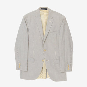 Bengal Stripe Seersucker Blazer