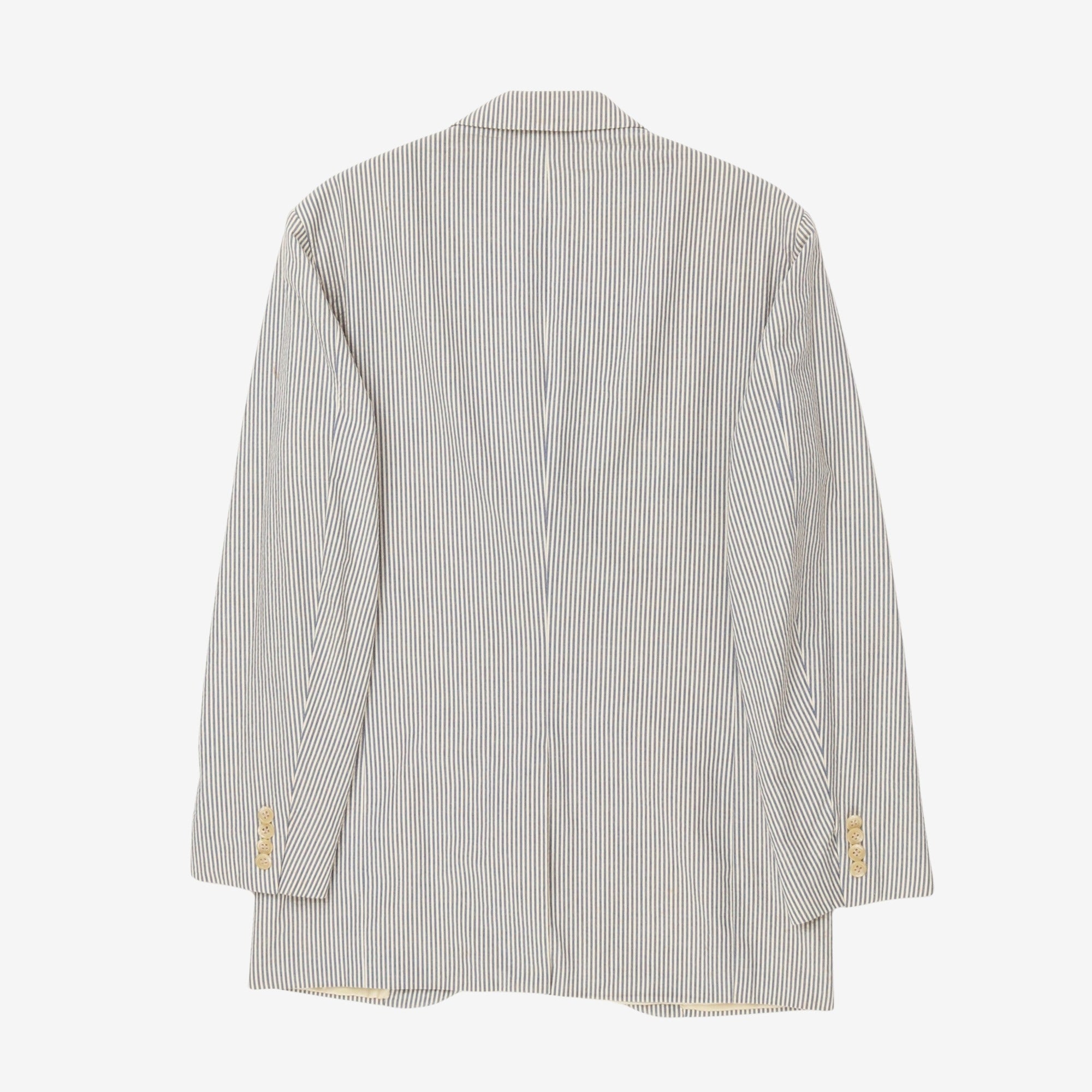 Bengal Stripe Seersucker Blazer