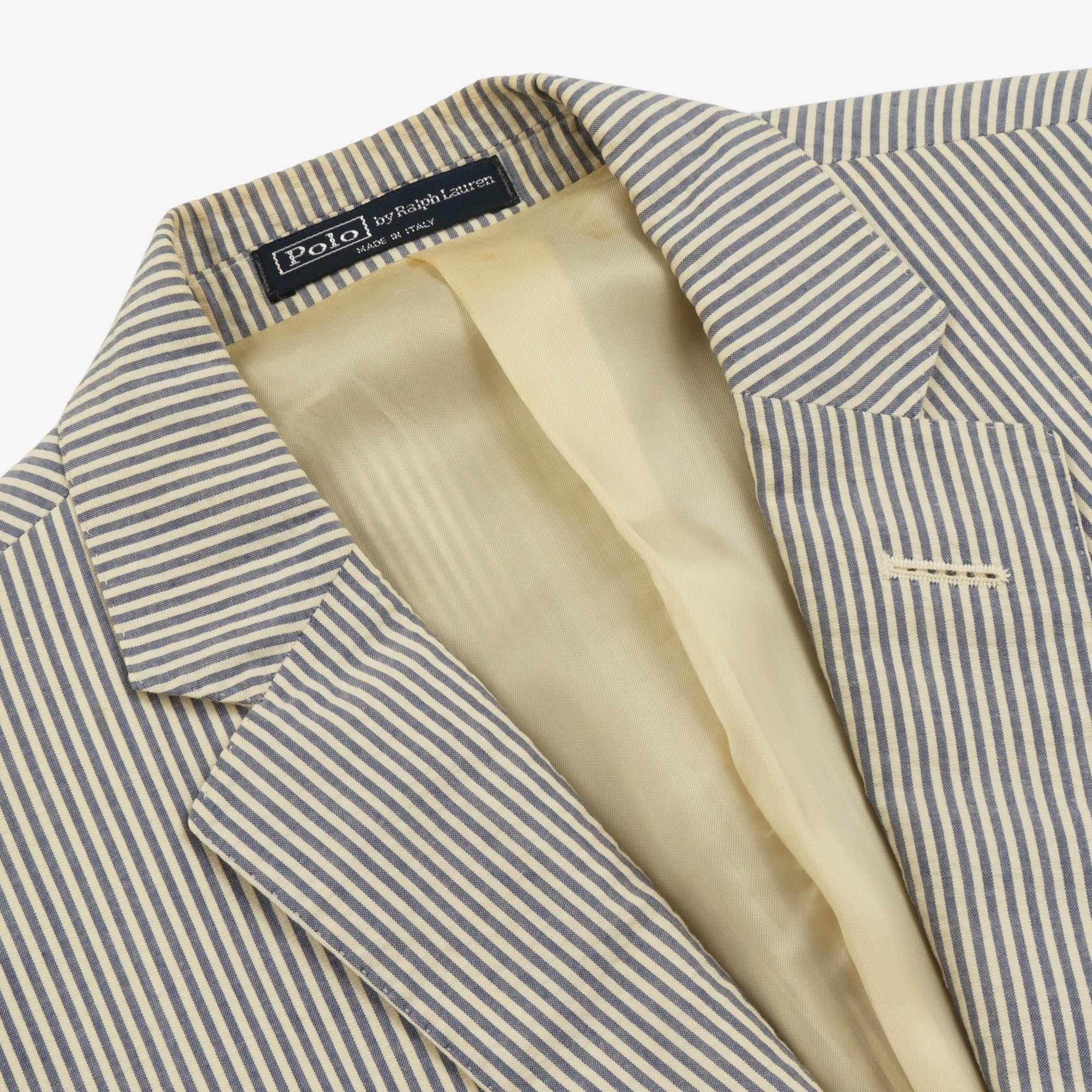 Bengal Stripe Seersucker Blazer