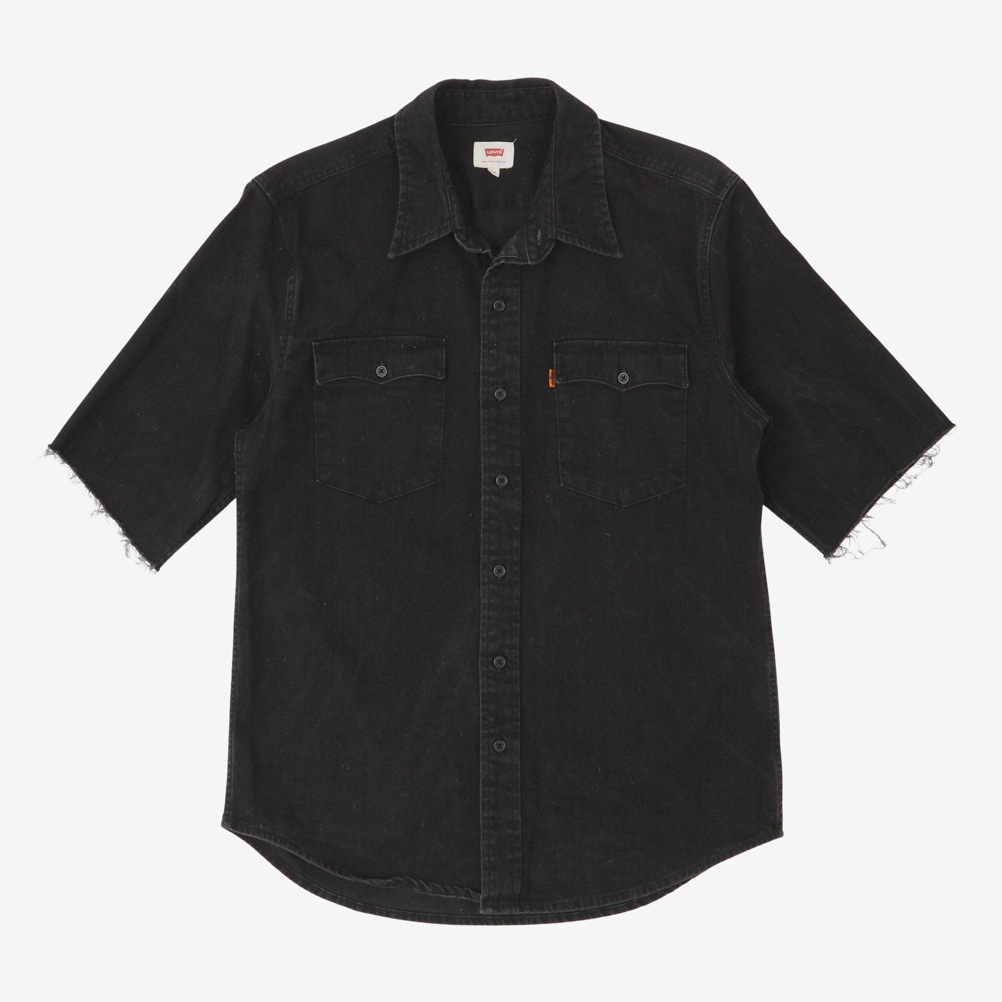 Vintage Officer Shirt (Cut-off Sleeves)