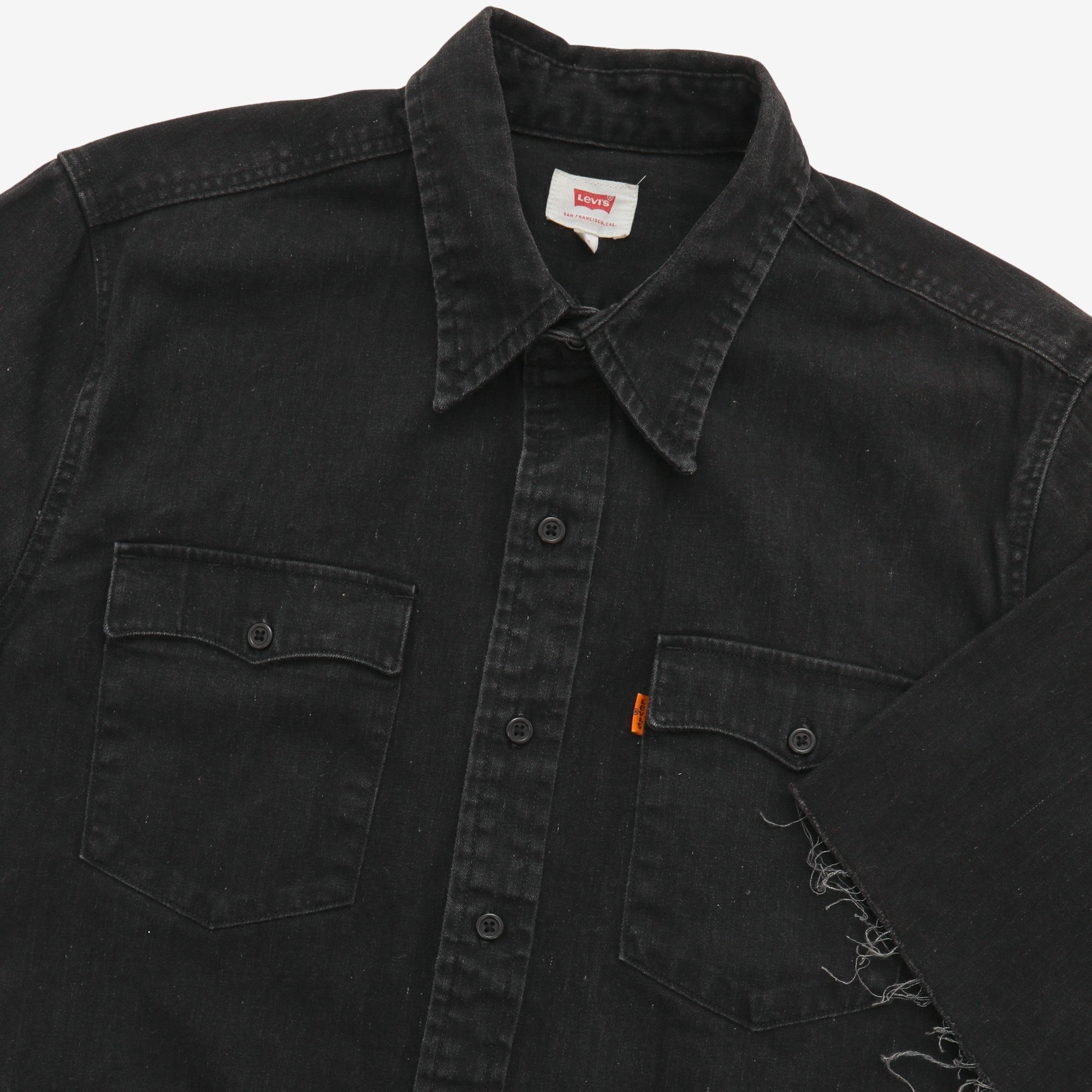 Vintage Officer Shirt (Cut-off Sleeves)