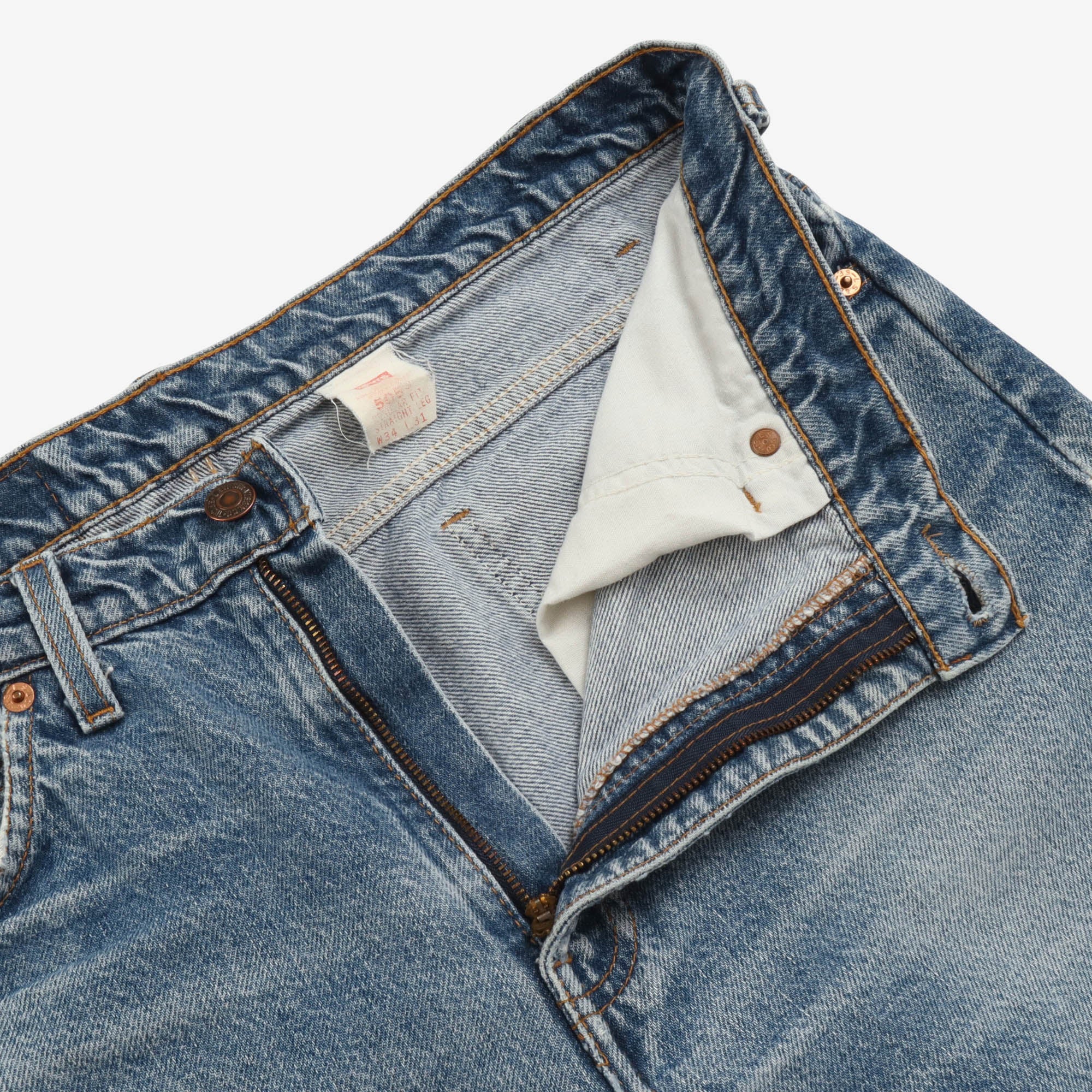 505 Orange Tab Denim (33W x 29.5L)