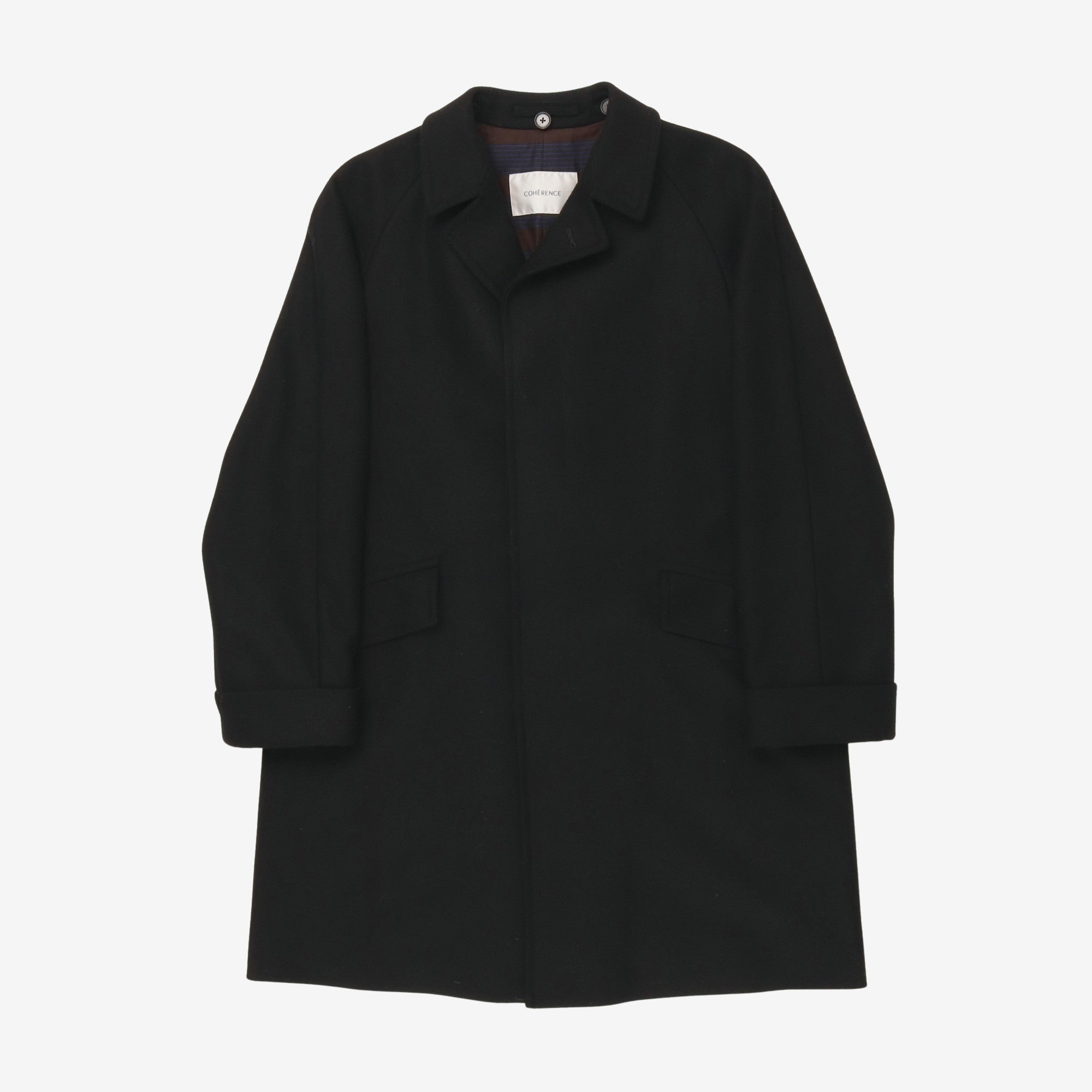 Cashmere Wool Corb Coat (Beige Habilleur)