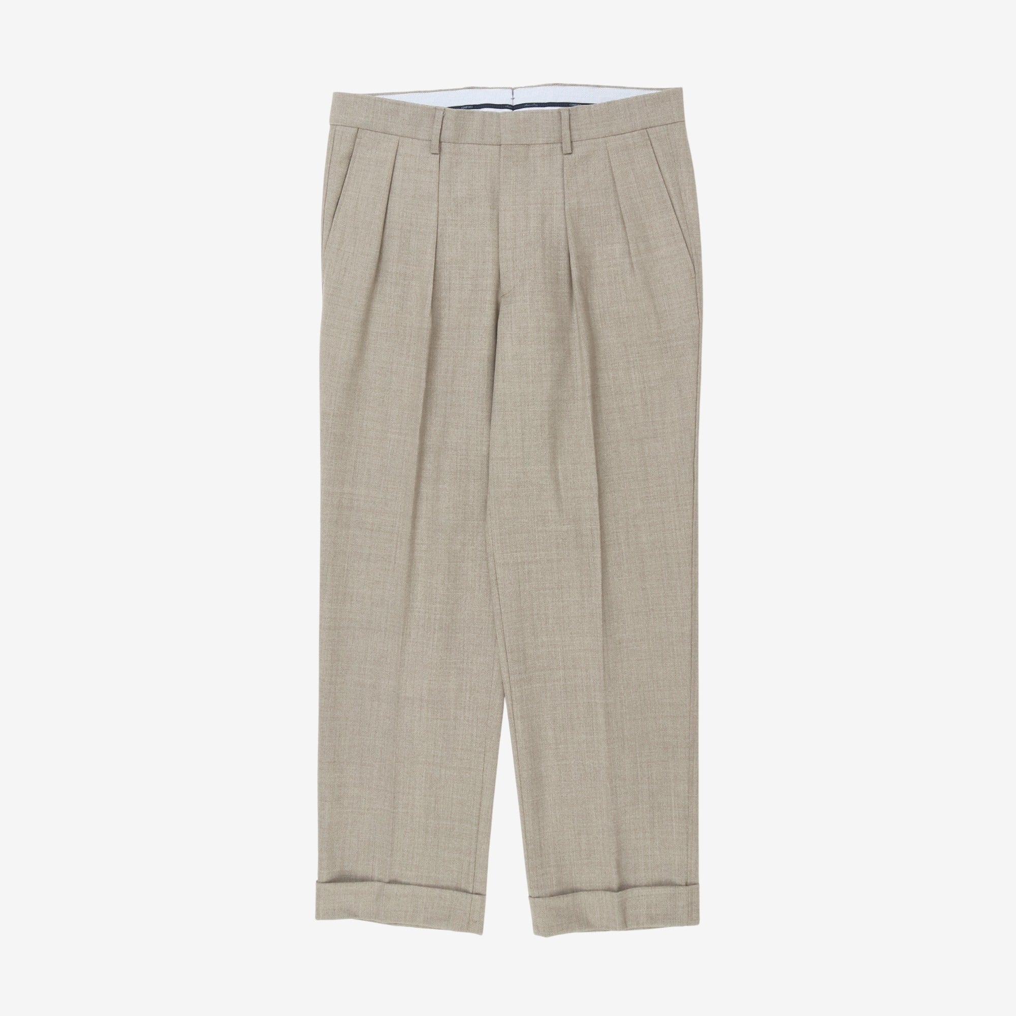 Wool Pleated Trouser (34W x 30L)
