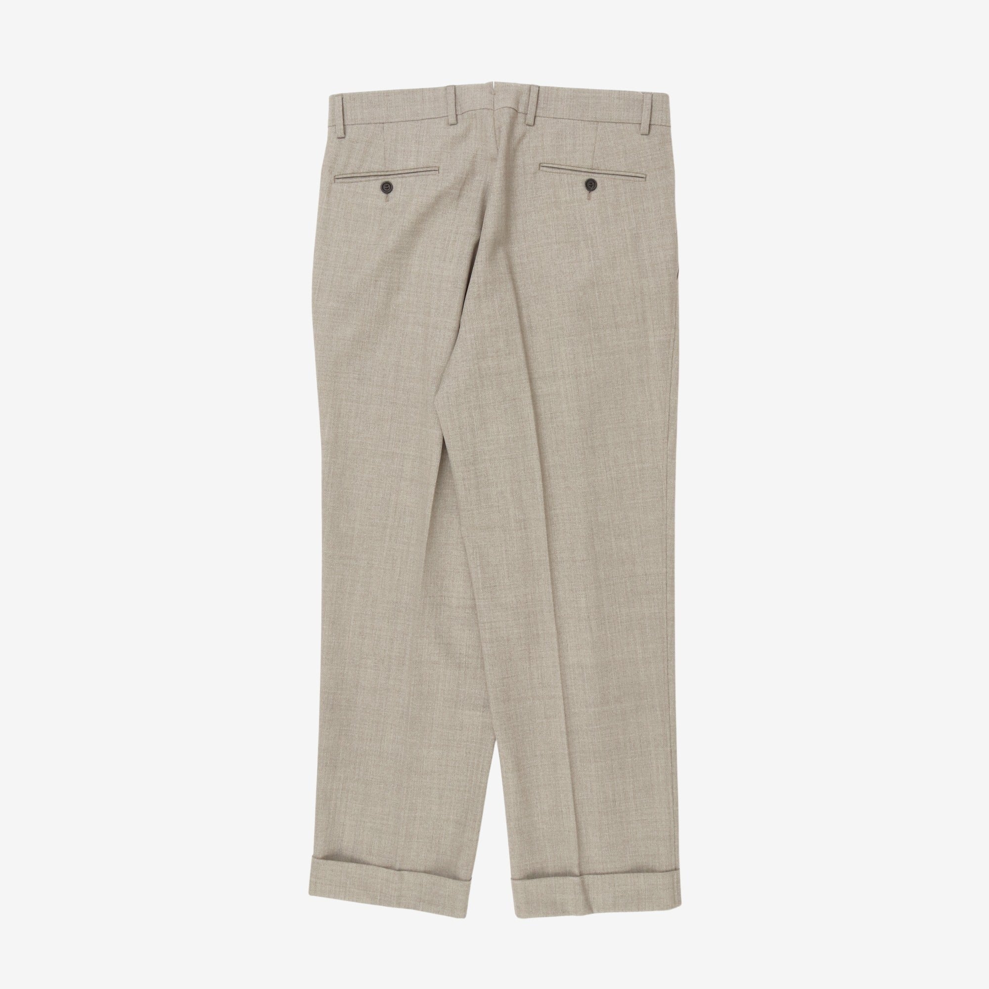 Wool Pleated Trouser (34W x 30L)