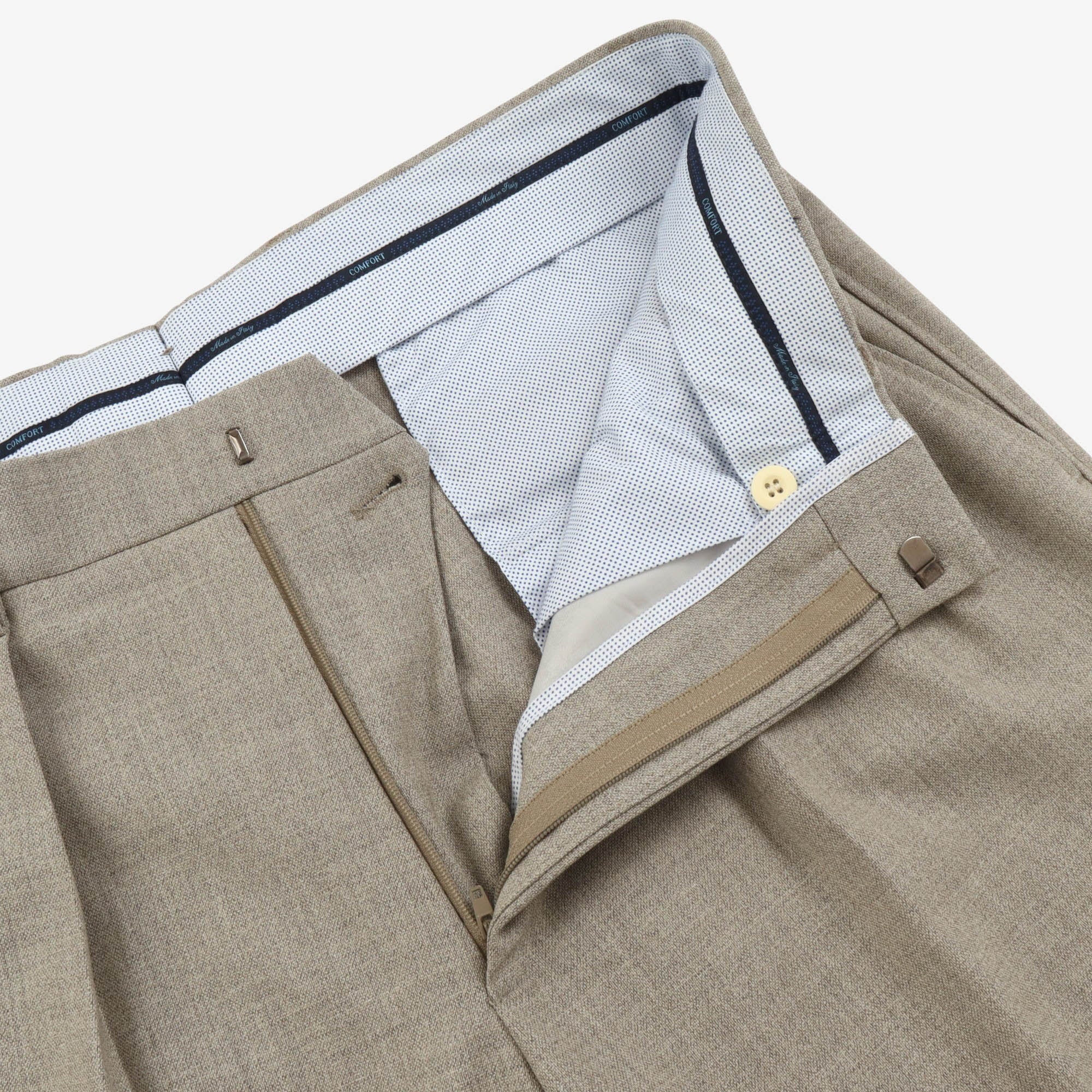 Wool Pleated Trouser (34W x 30L)