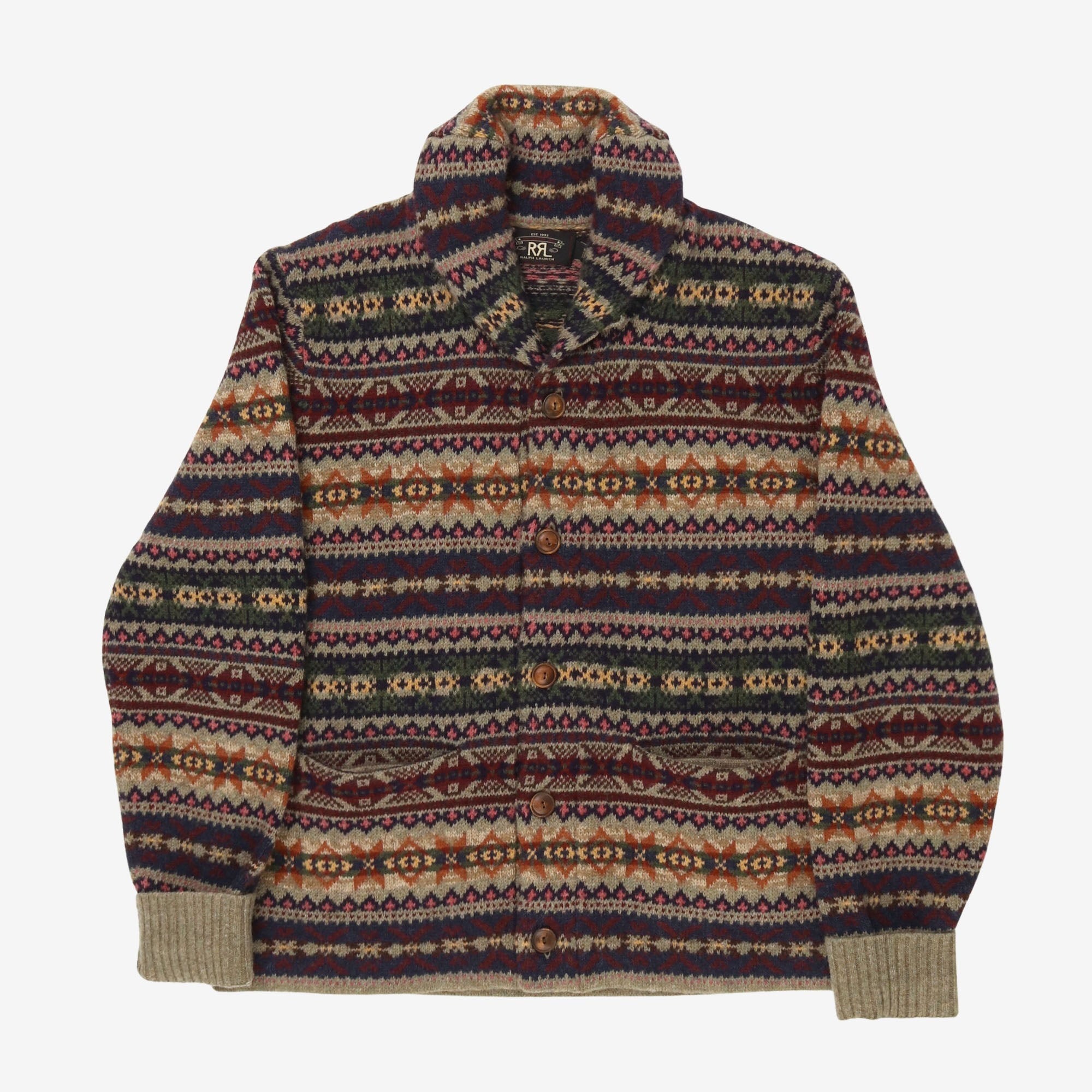 Fair Isle Shawl Cardigan