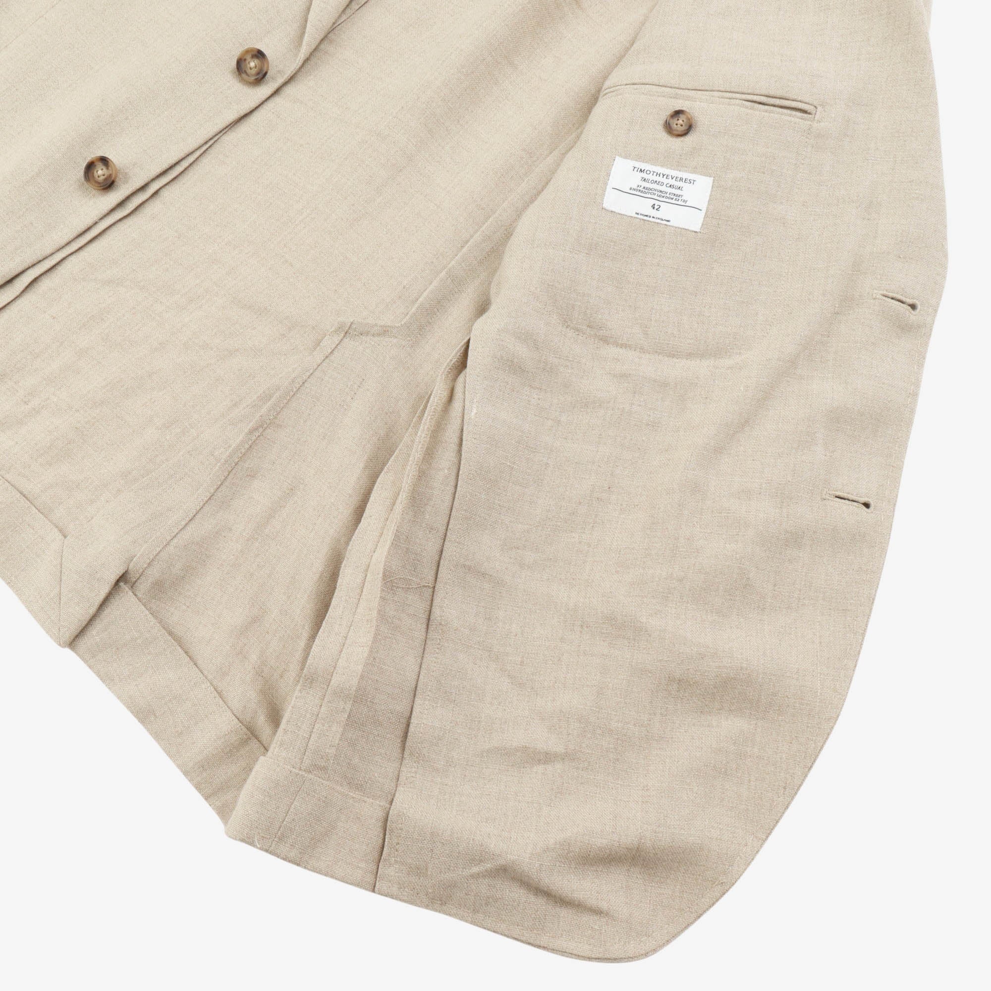 Washed Linen Suit