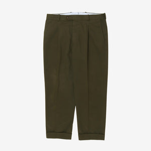 Brushed Cotton Pleated Trousers (36W x 28L)