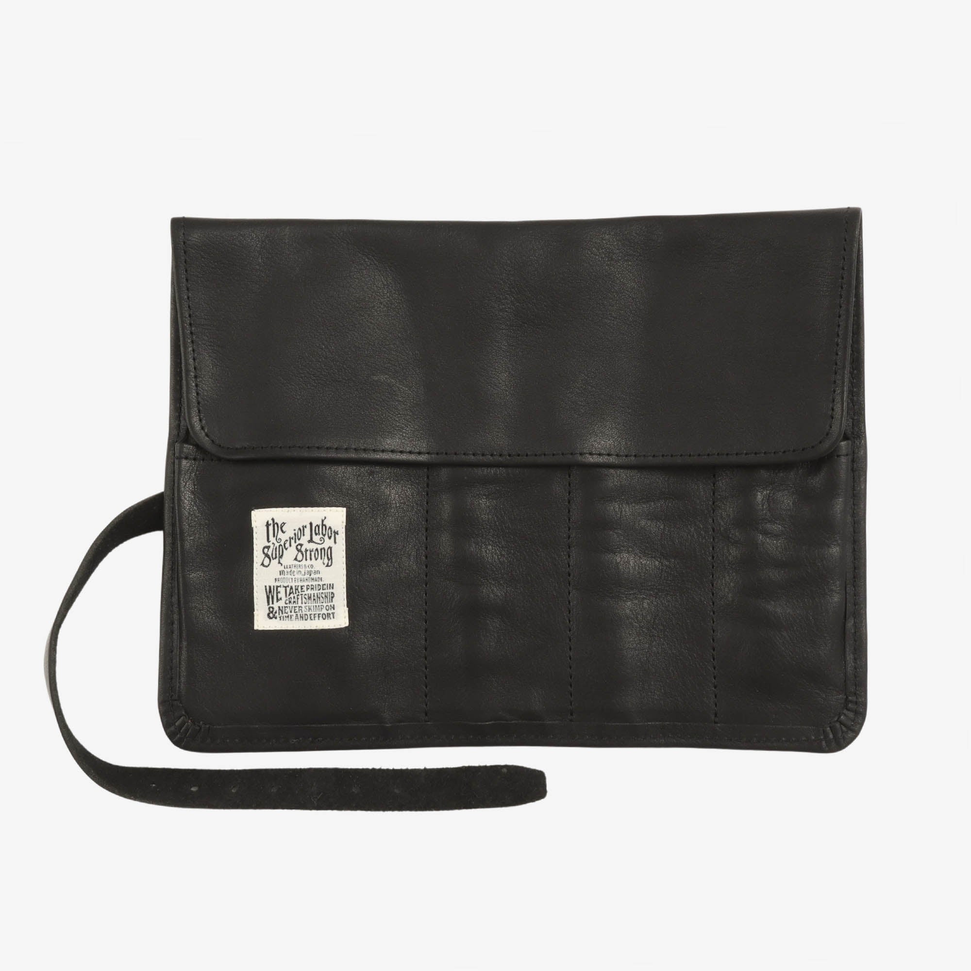 Leather Pen Roll Organiser