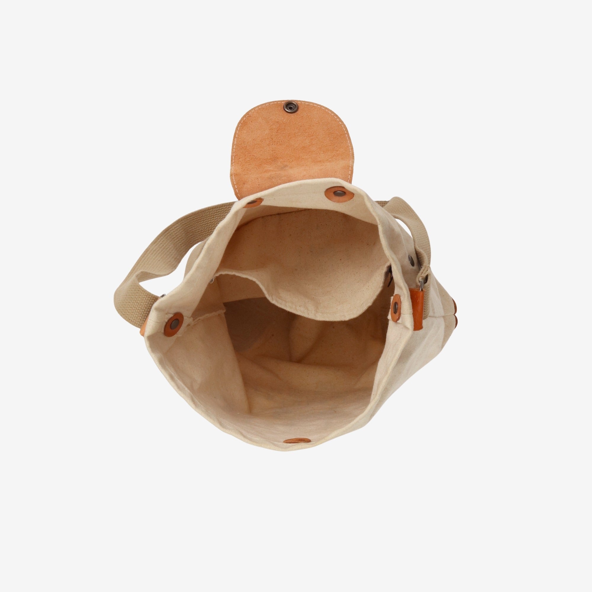 Canvas Leather Tote