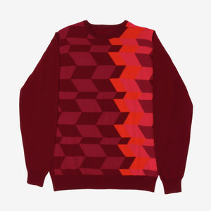 Geometric Wool Jumper