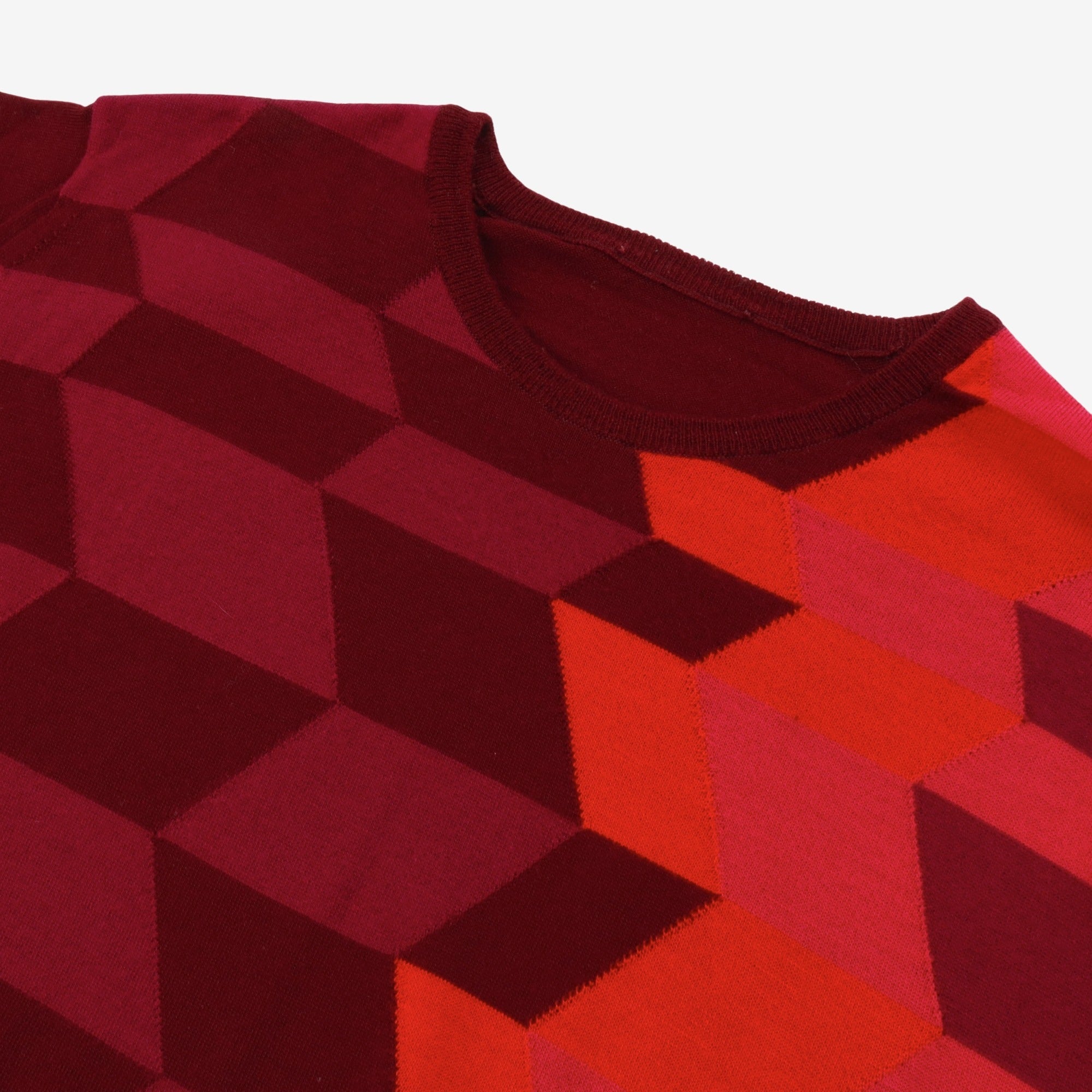 Geometric Wool Jumper
