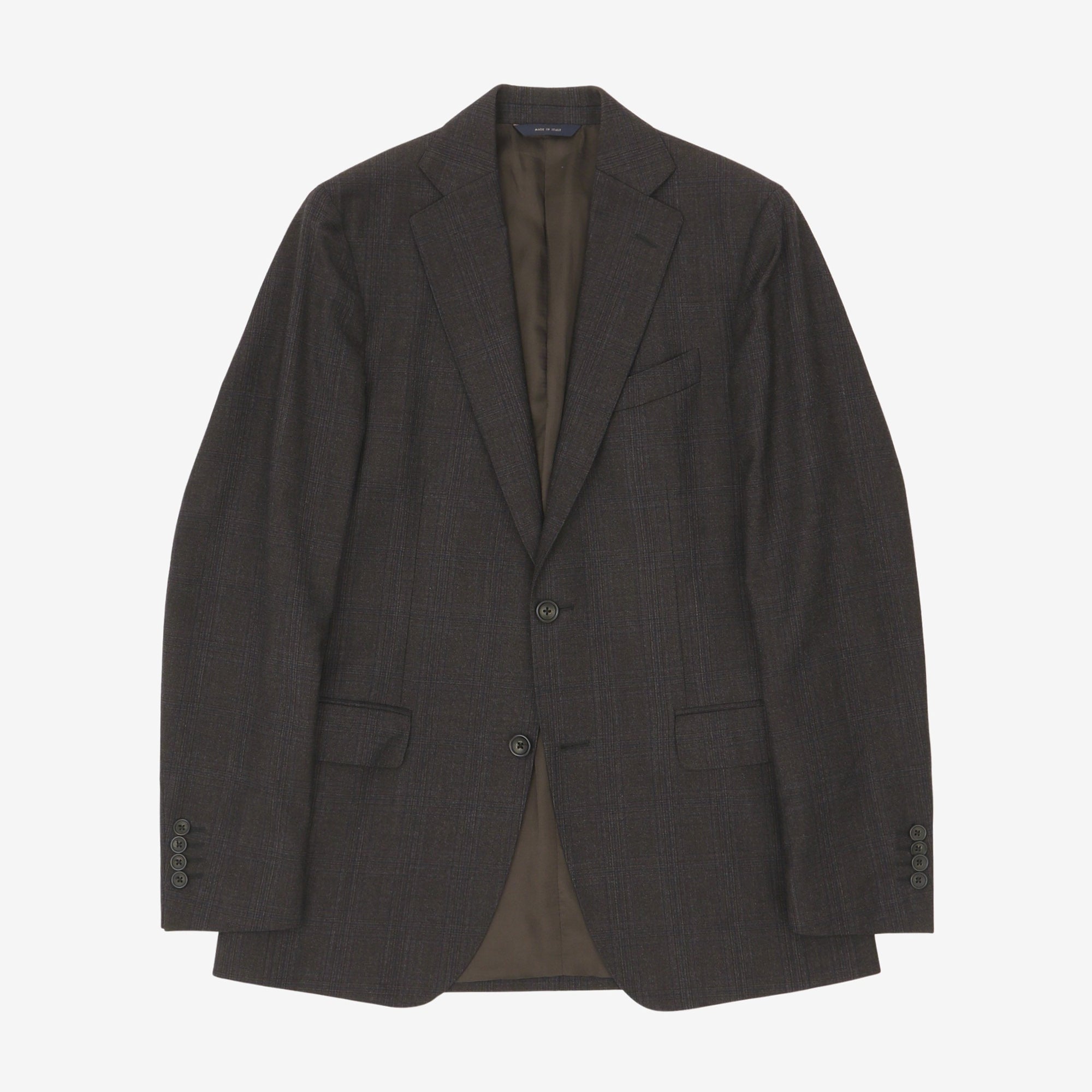 Wool Check Jacket