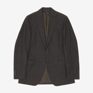 Wool Check Jacket