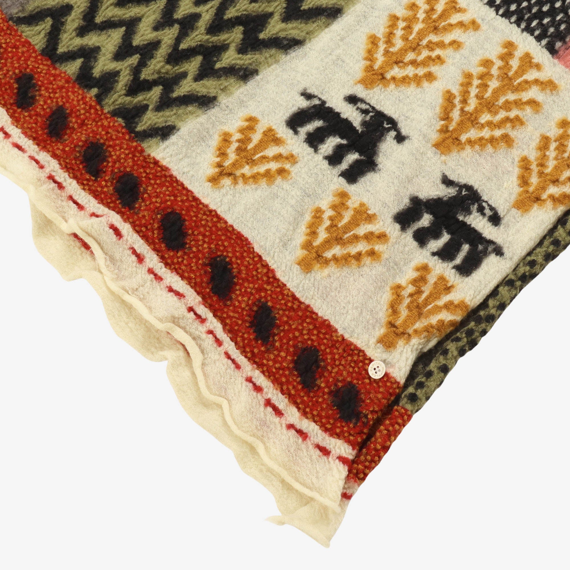 Gabbeh Wool Large Scarf