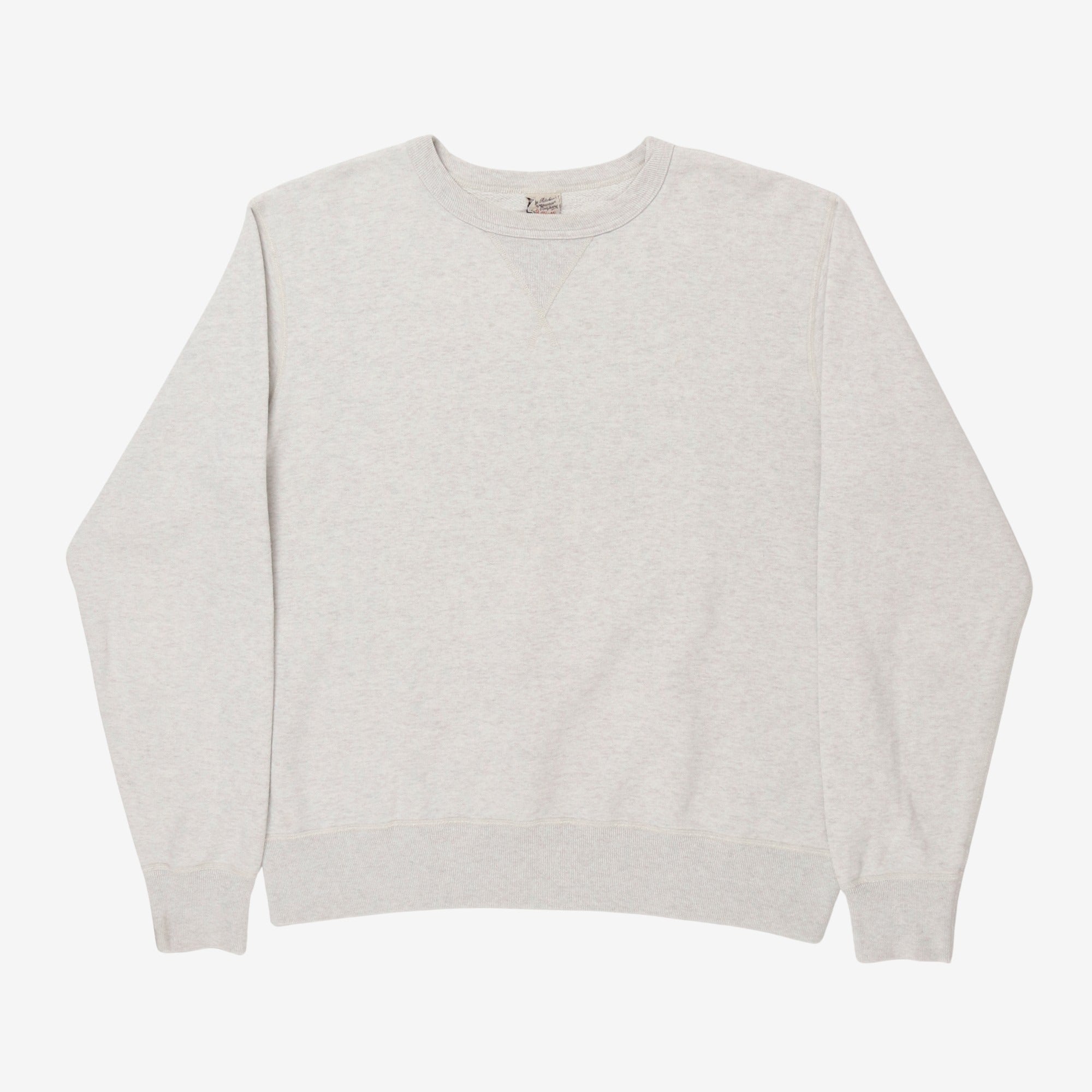 4-Needle Plain Sweatshirt