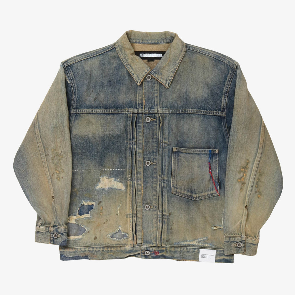ジャケット・アウター PALACE x NEIGHBORHOOD Savage Denim XL PALACE NEIGHBORHOOD Savage Denim Jacket Neighborhood Type 1 Savage