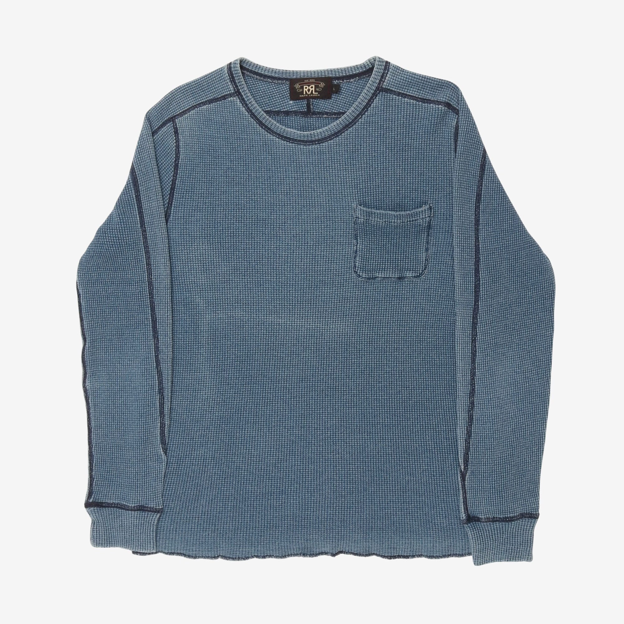 Indigo Waffle LS
