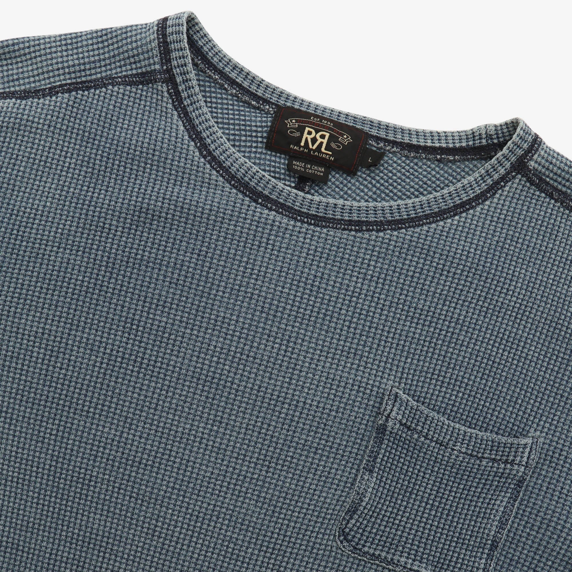 Indigo Waffle LS